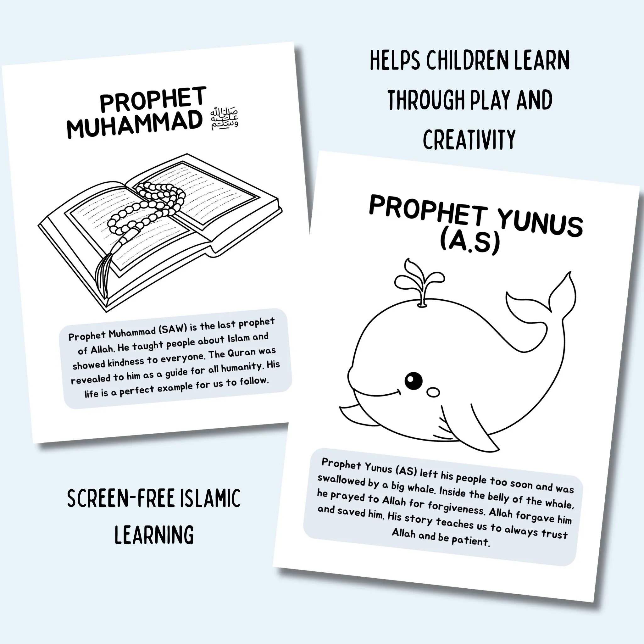 My First Prophets of Islam Coloring Book (Digital PDF Download) - image 4