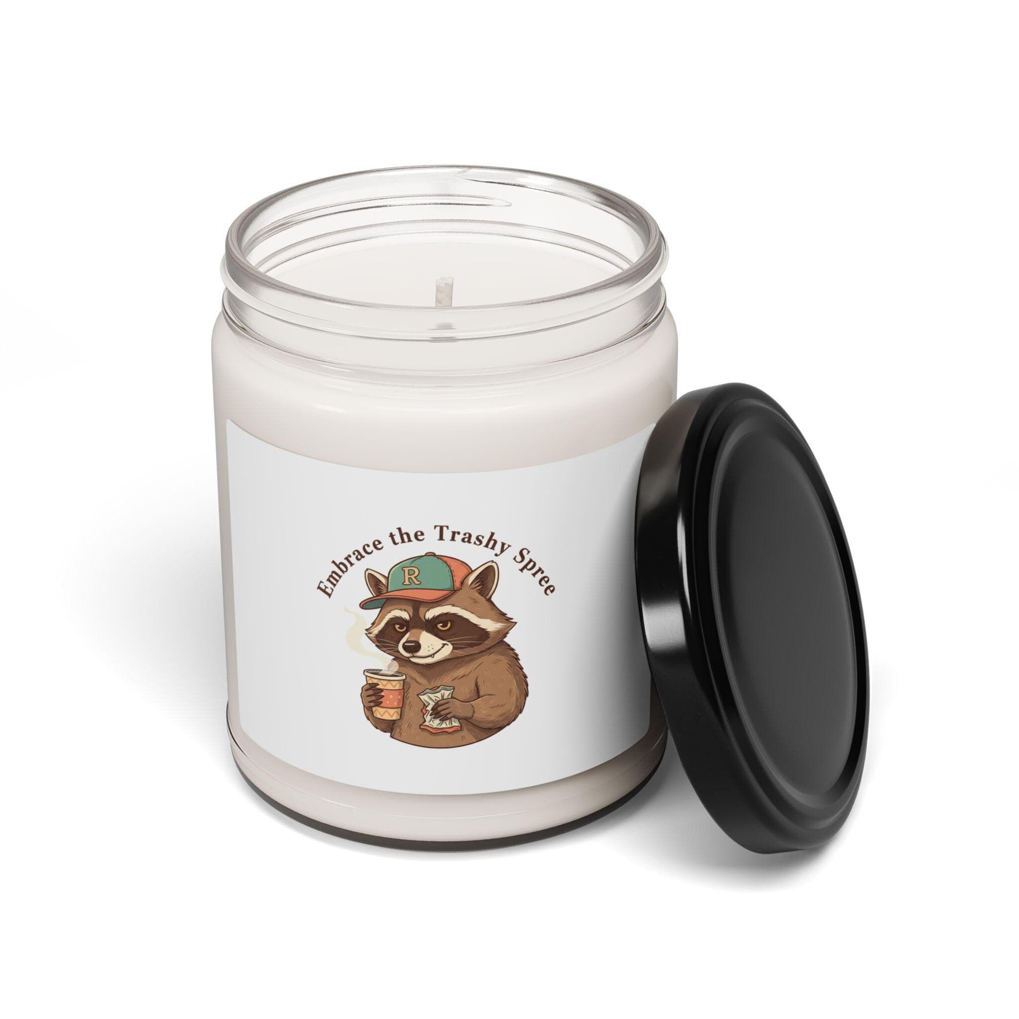 Embrace the Trashy Spirit Raccoon Candle | Scented Soy Candle, 9oz - image 4