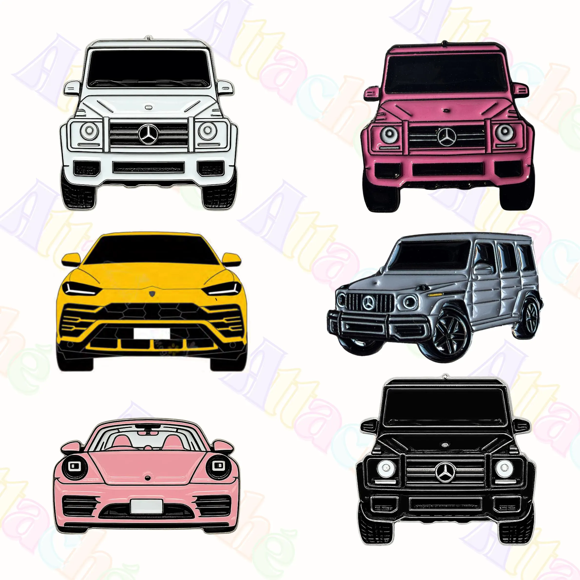 Car Enamel Sticker – Waterproof 3M Metal Automotive Accessory