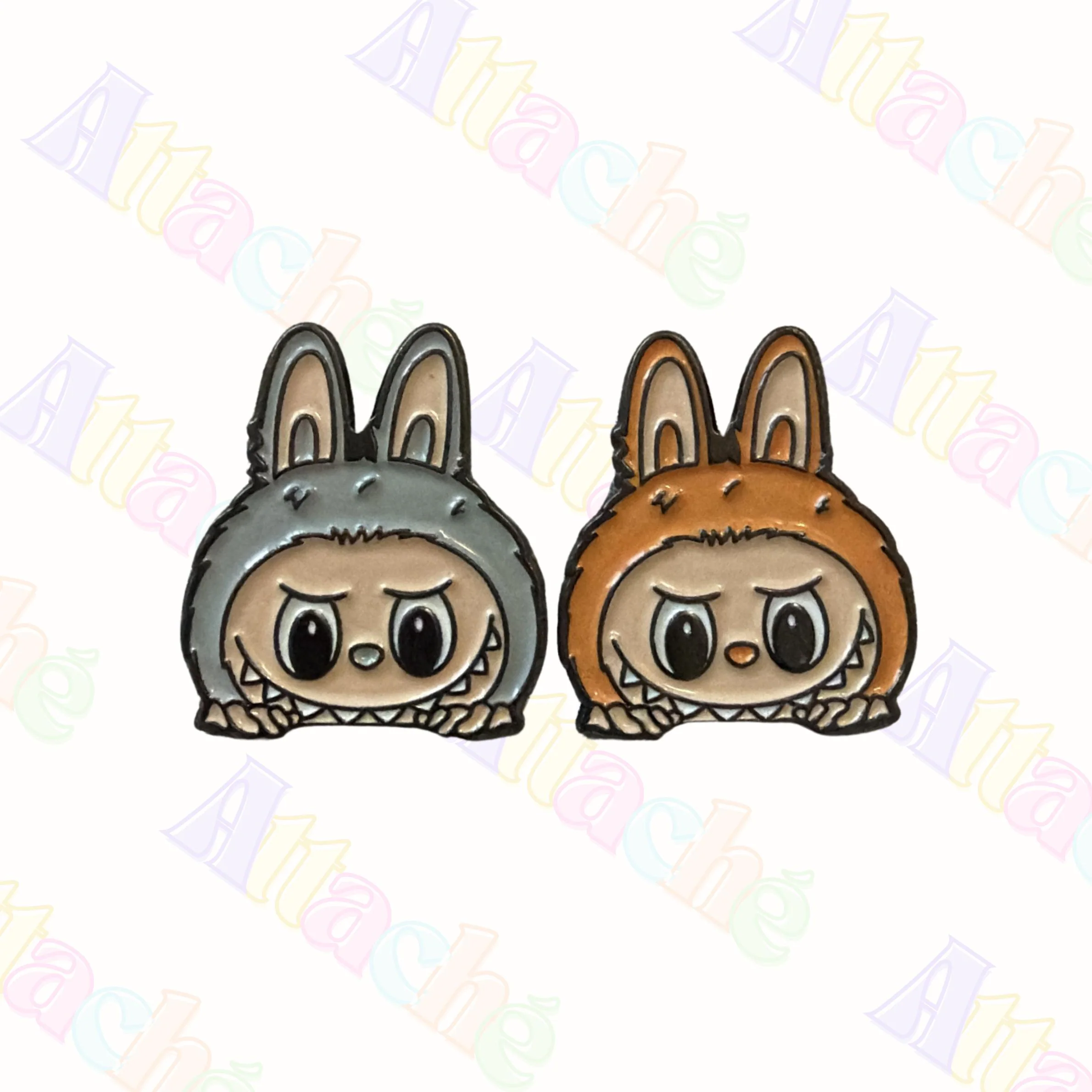 Labu Bunny 3M Metal Sticker - Waterproof Metal Enamel Laptop & Phone Charm
