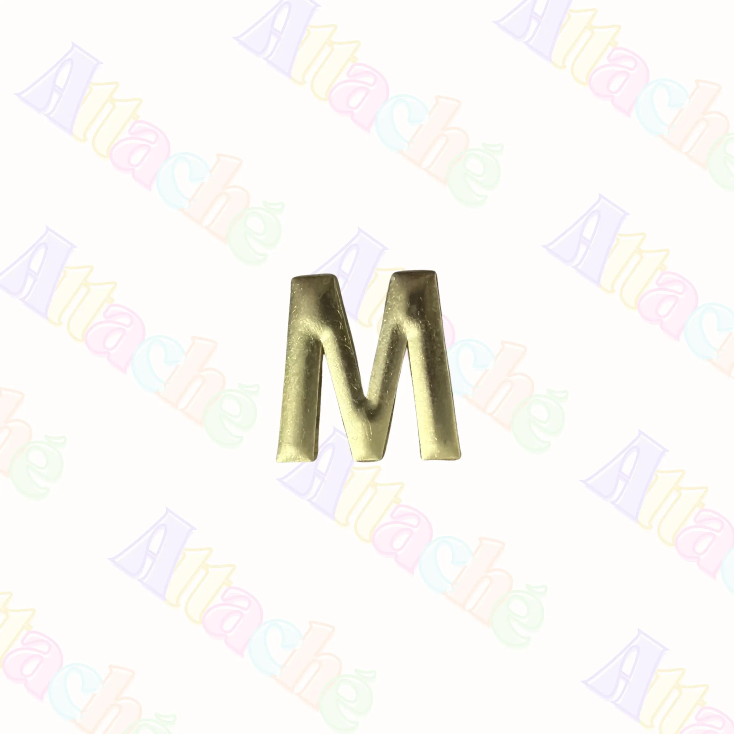 Gold Letter Enamel Metal Sticker | Initial Alphabet Decal |  Laptop & Phone Sticker | Waterproof 3M - image 5