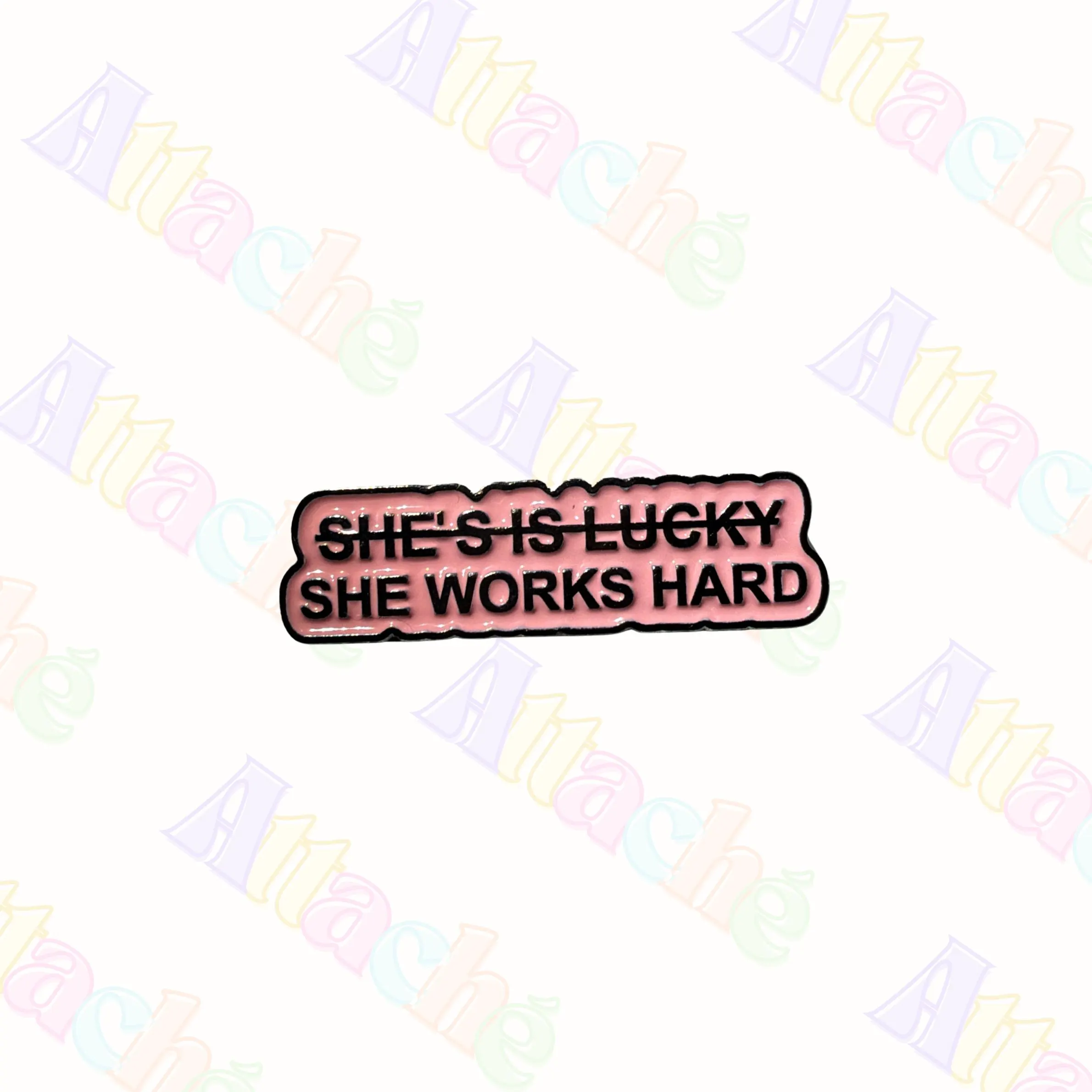 Girly Motivation 3M Metal Sticker - Waterproof Metal Enamel Laptop & Phone Charm - image 3