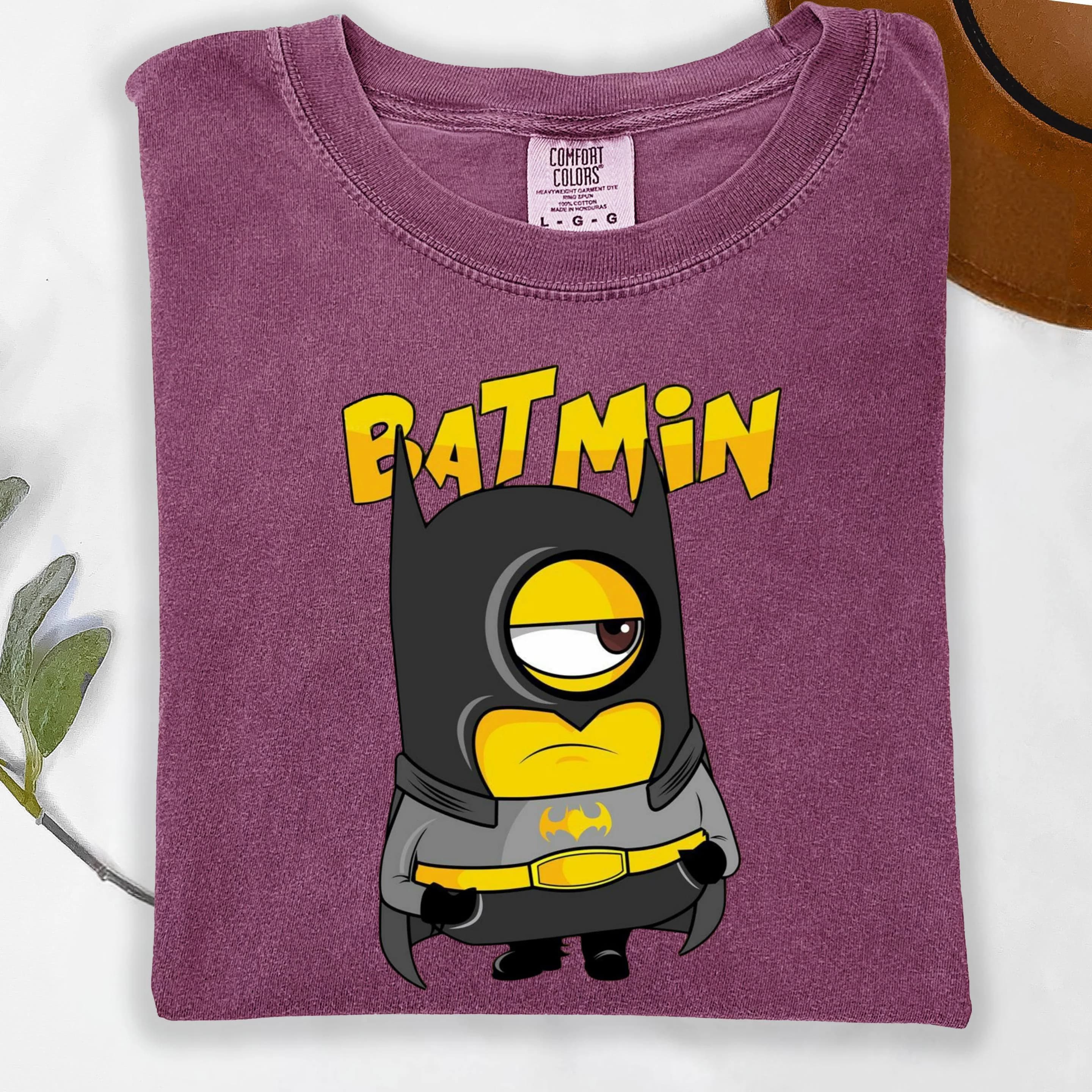 Batmin parody T-shirt,Batmin Tshirt,Exhausted Hero Graphic Tee,Meme Humor Apparel, Im Batman,İronic Tee,batman inspired