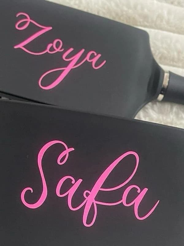 Custom Large Paddle Hair Brush | Personalised Name Gift for Girls, Teens - image 3