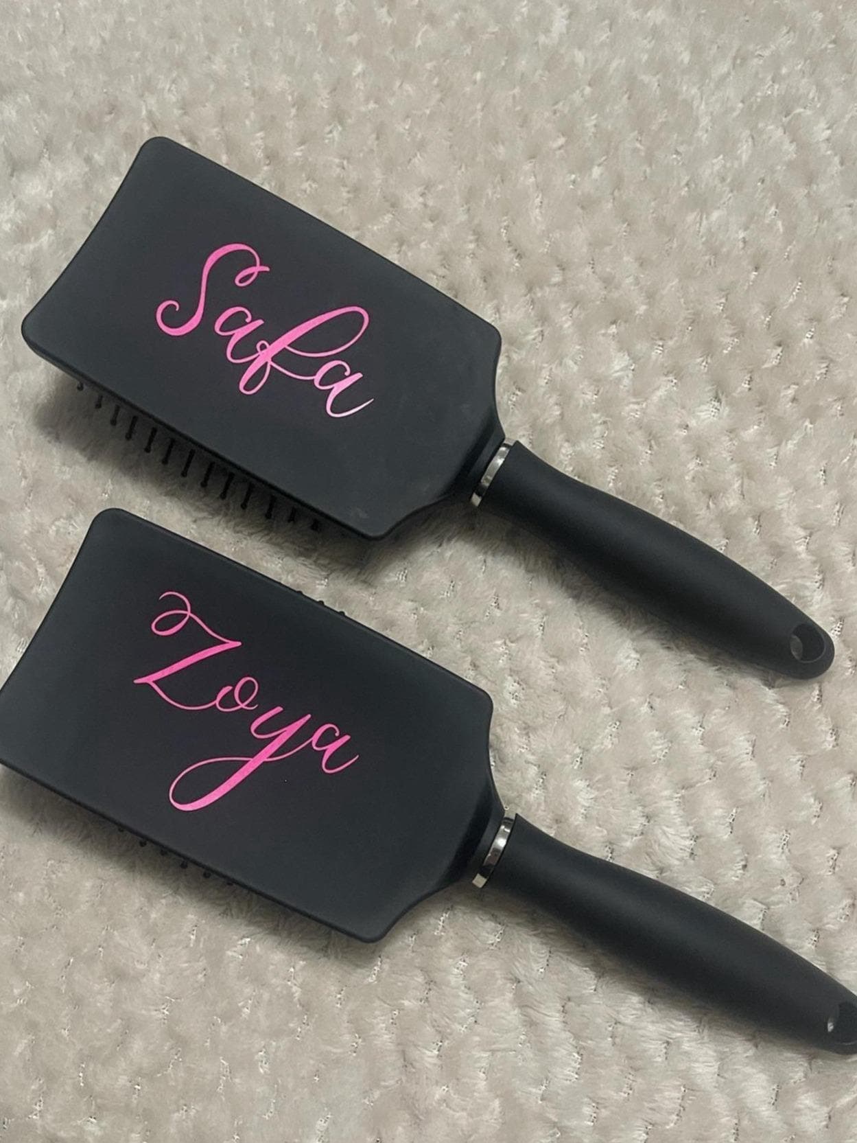 Custom Large Paddle Hair Brush | Personalised Name Gift for Girls, Teens