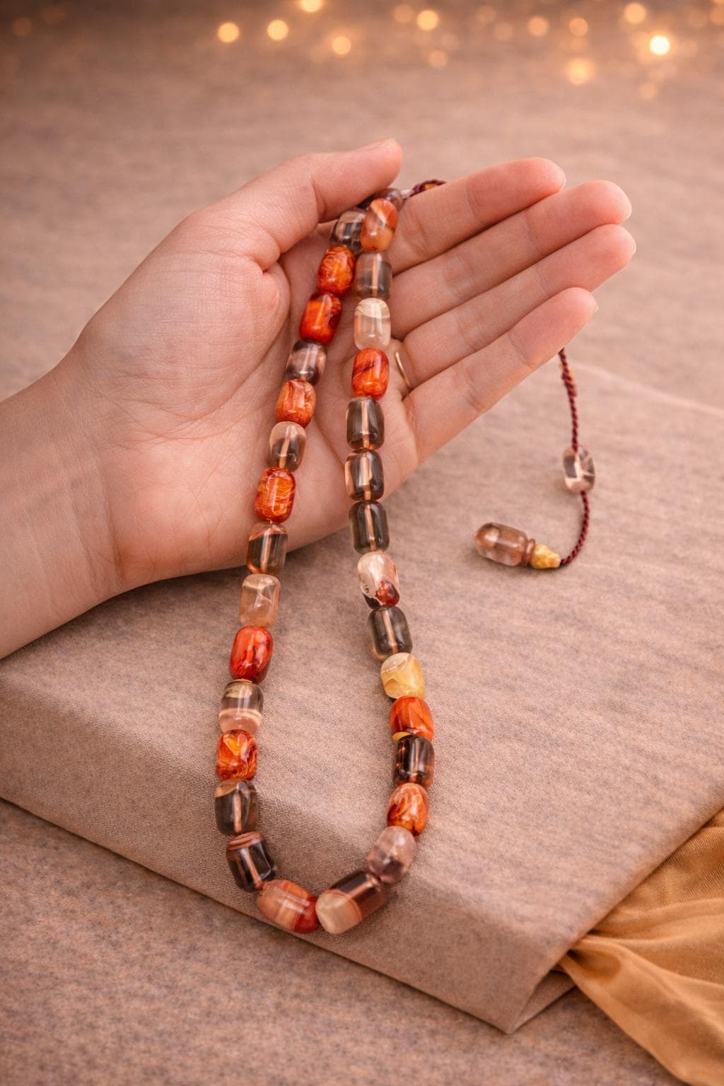 Heritage Pressed Amber Tasbih – Sıkma Kehribar – Collector Ottoman Misbaha - image 4