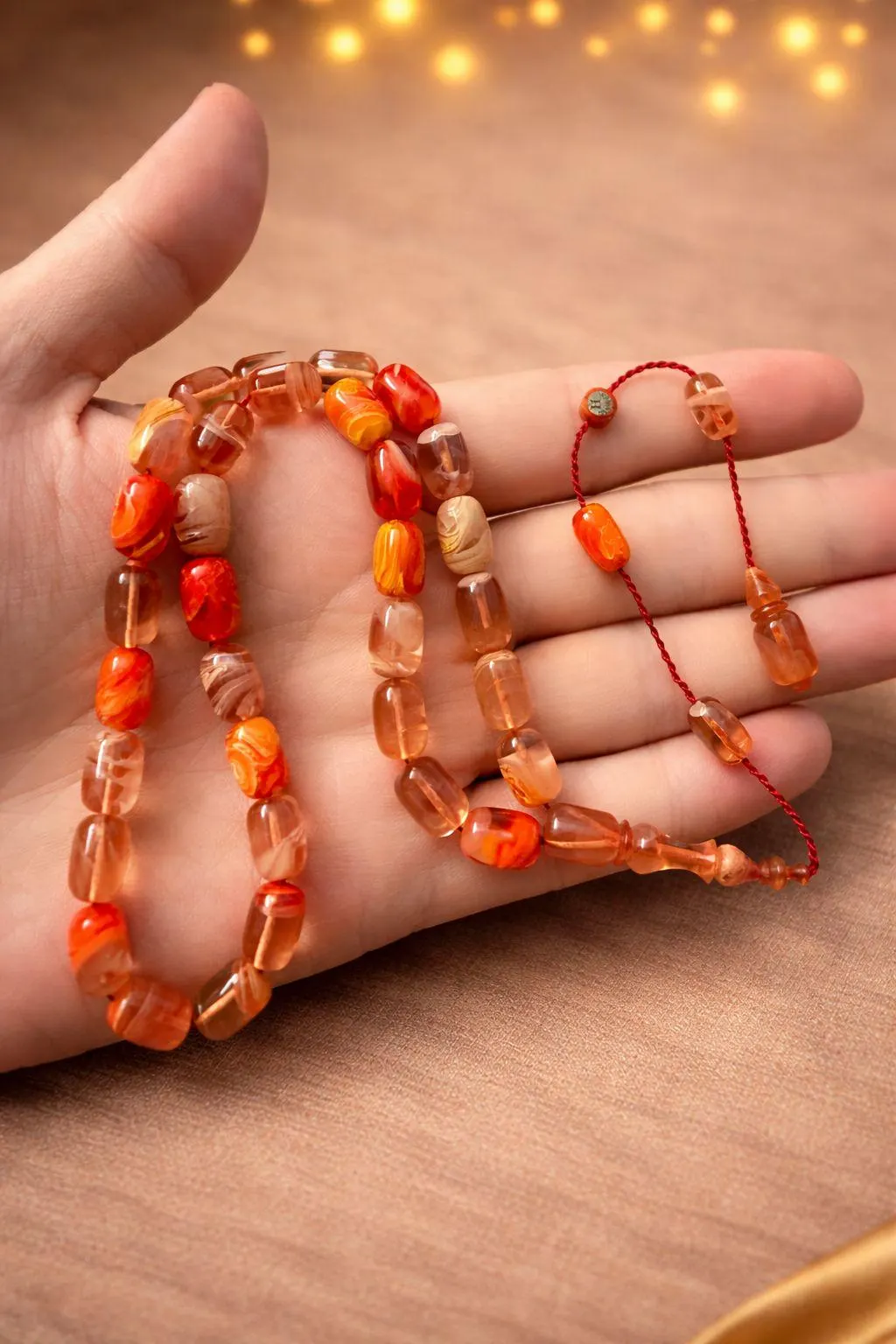 Heritage Pressed Amber Tasbih – Sıkma Kehribar – Collector Ottoman Misbaha - image 5