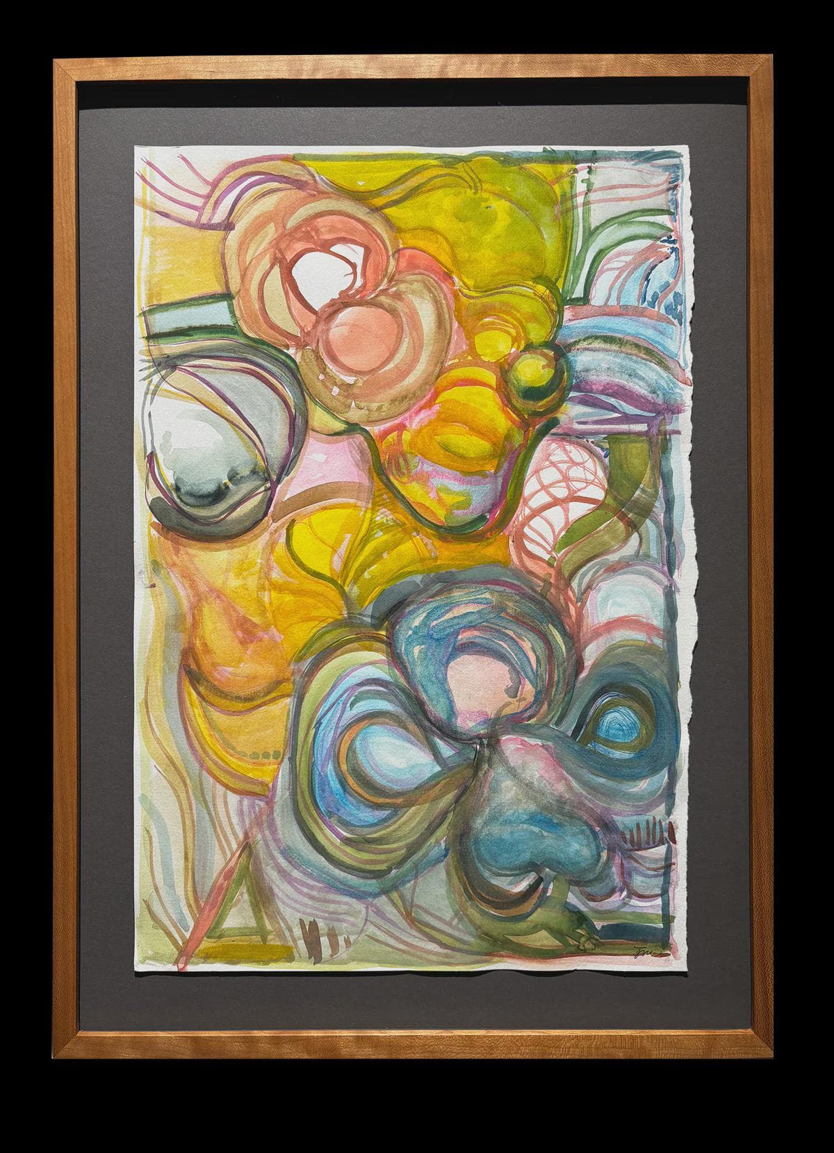 Bloom of Life – Watercolor Painting by Jessica Magnarella, One-of-a-Kind - image 4