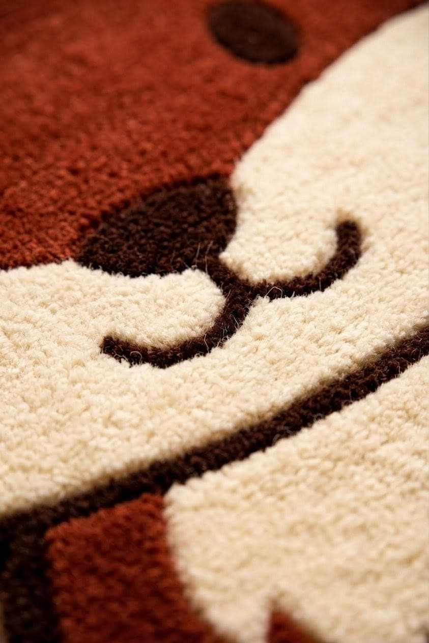 Cartoon Fox Shape Rug, Soft Tufted Animal Carpet, Kids Nursery Decor - image 3