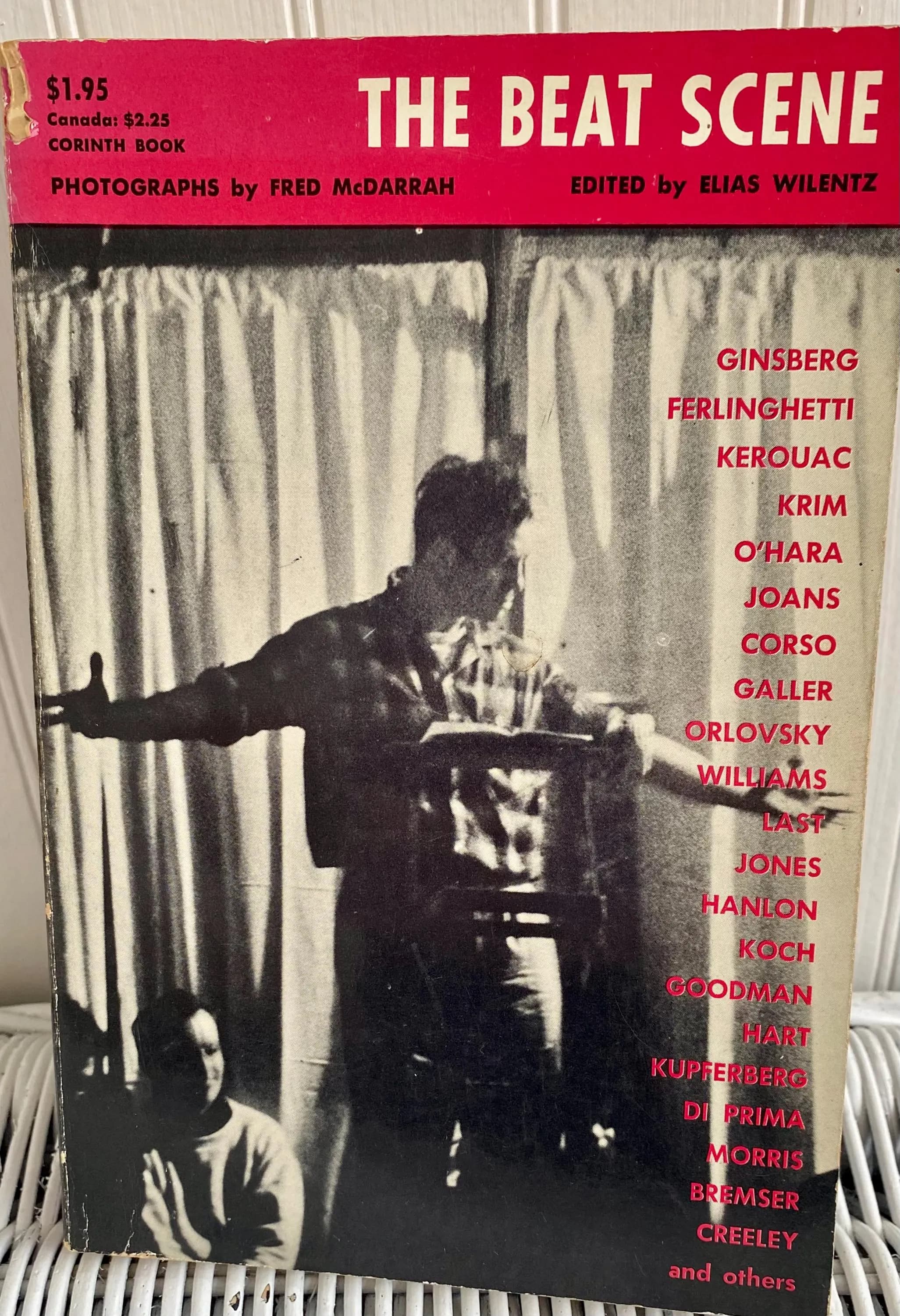 Vintage Book "The Beat Scene" Features Ginsberg, Kerouac, O'Hara, Ferlinghetti in Photographs and Writings. 1960s
