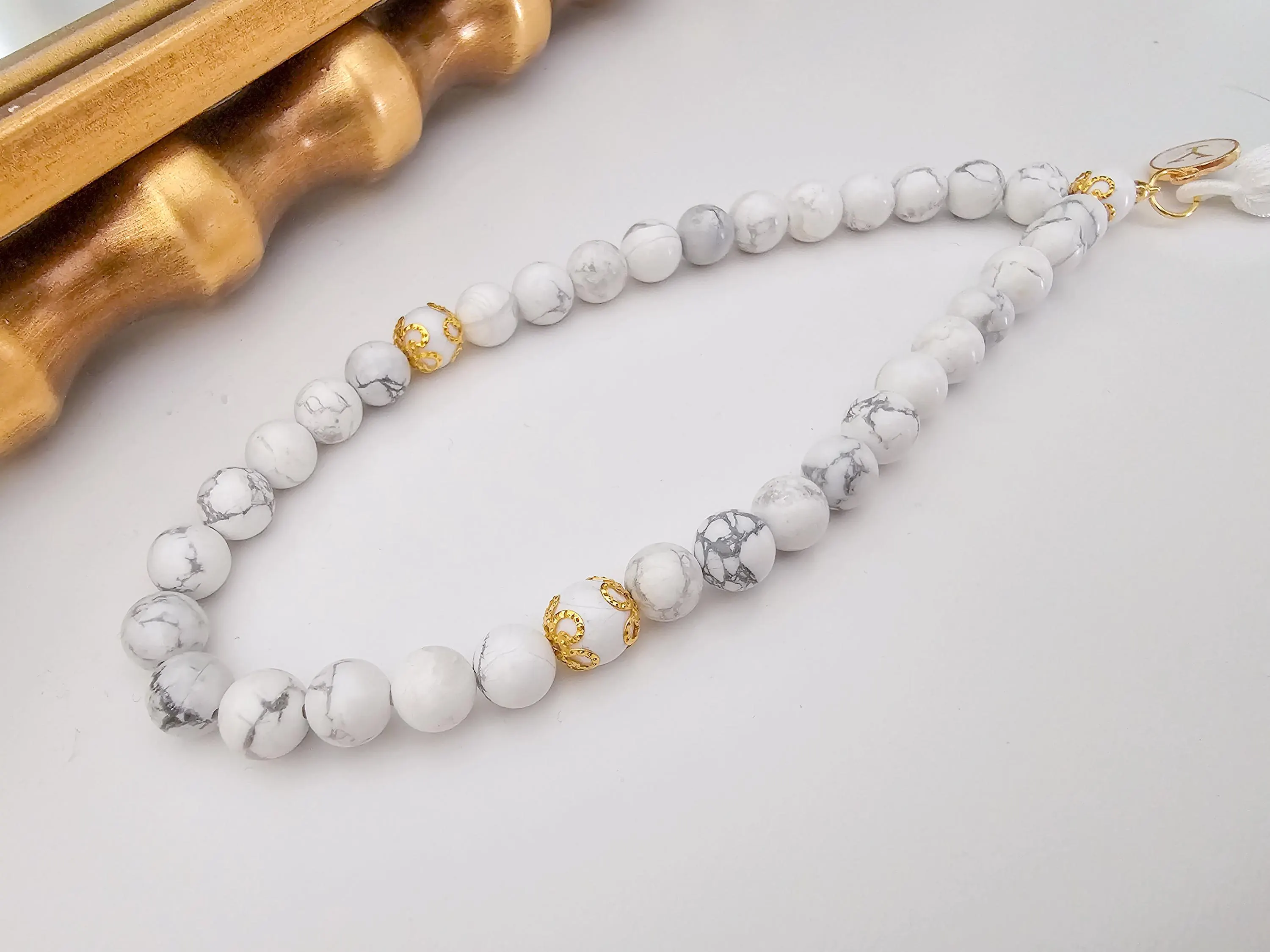Luxury Tasbih | Islamic Prayer Beads | Handmade Misbaha | Muslim Gifts - Golden Dune - image 3