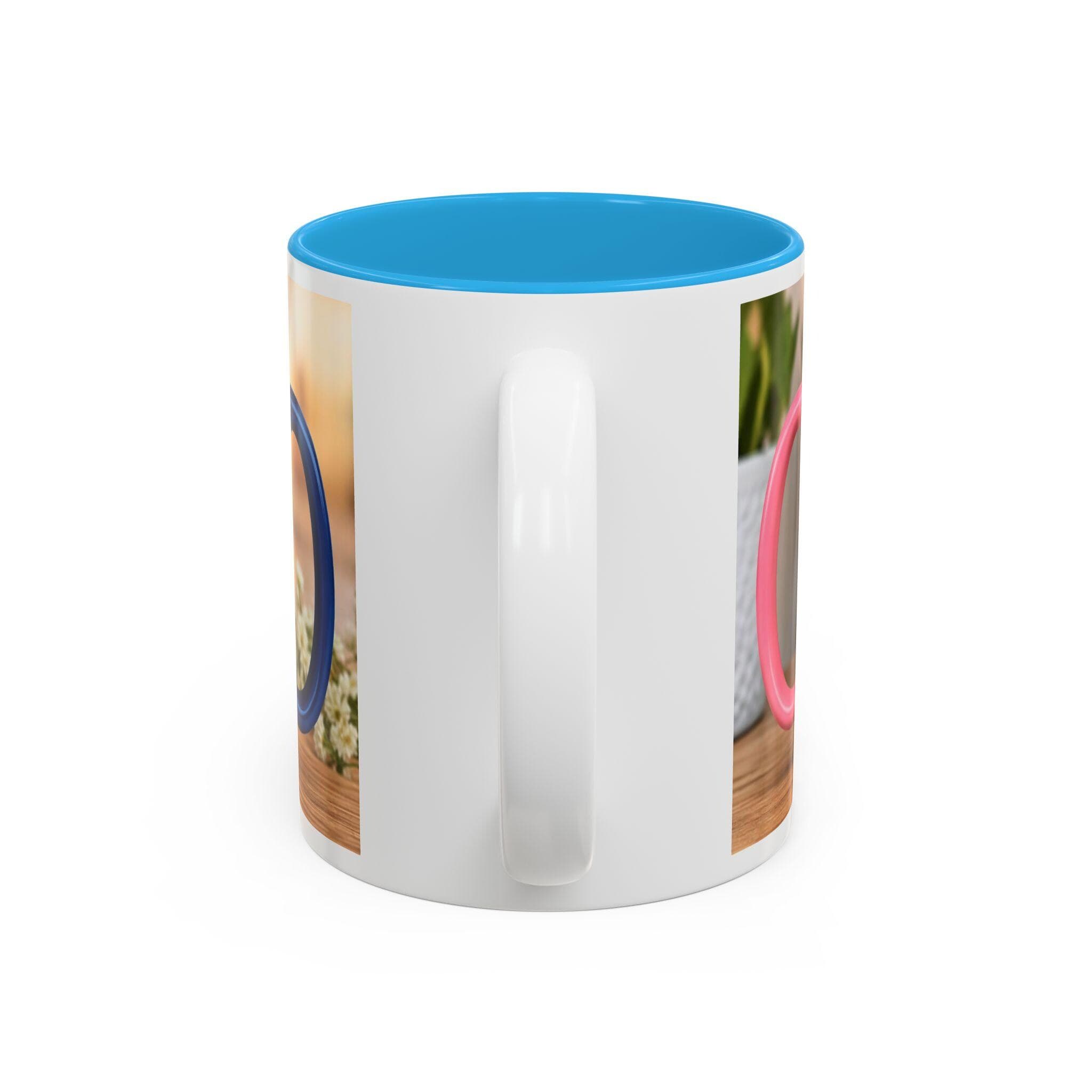 Mom and Dad Illustrated Parent and Child Love Mug | Accent Mug - image 3