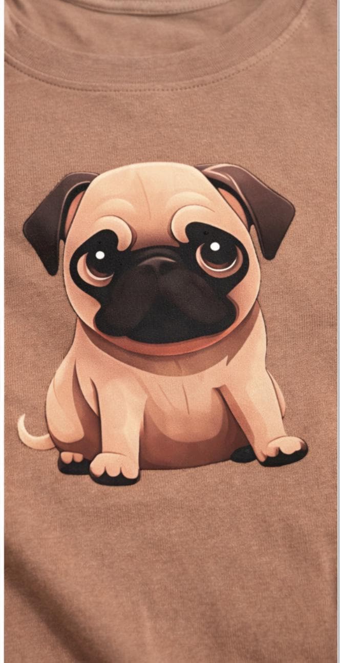Pug Life Graphic Bodysuit, Stretchy Comfortable Puppy Outfit - image 5
