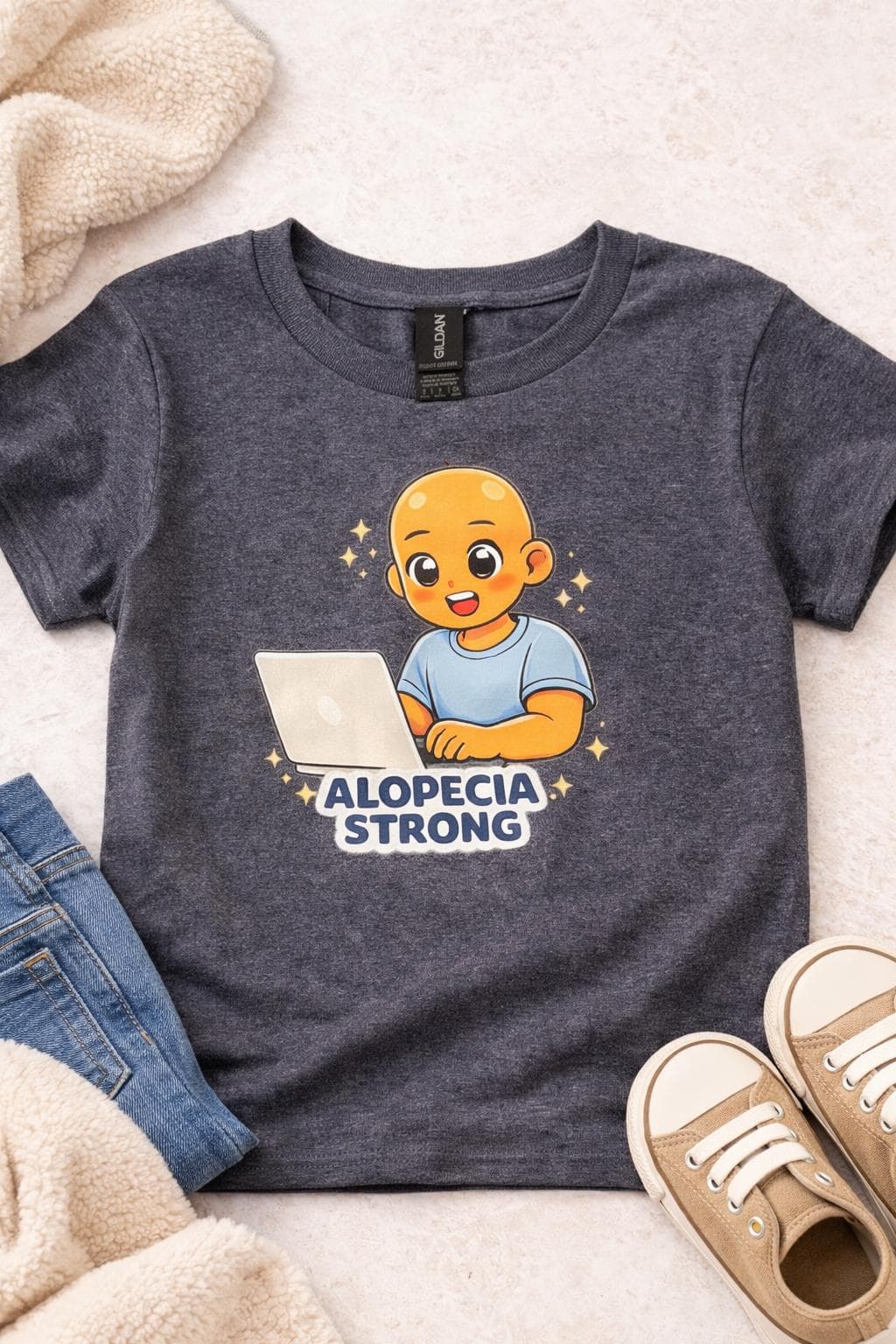 Alopecia Awareness Love T-Shirt: Support and Awareness Tee - image 5