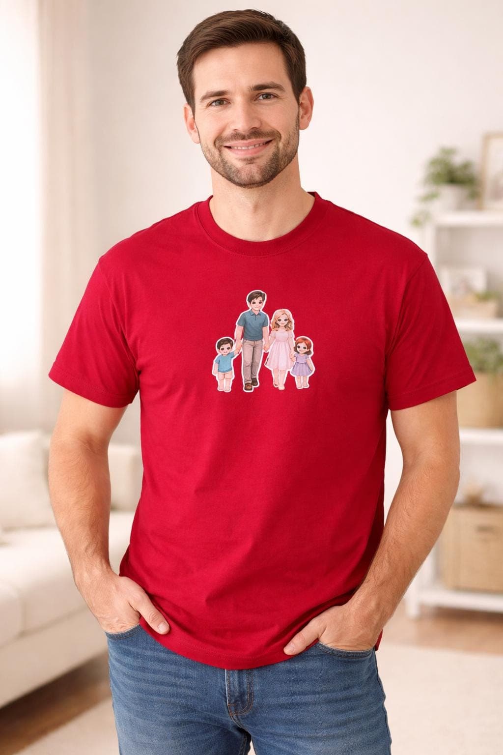 Tshirts. Families Around The World. Caucasian Collection. - image 3