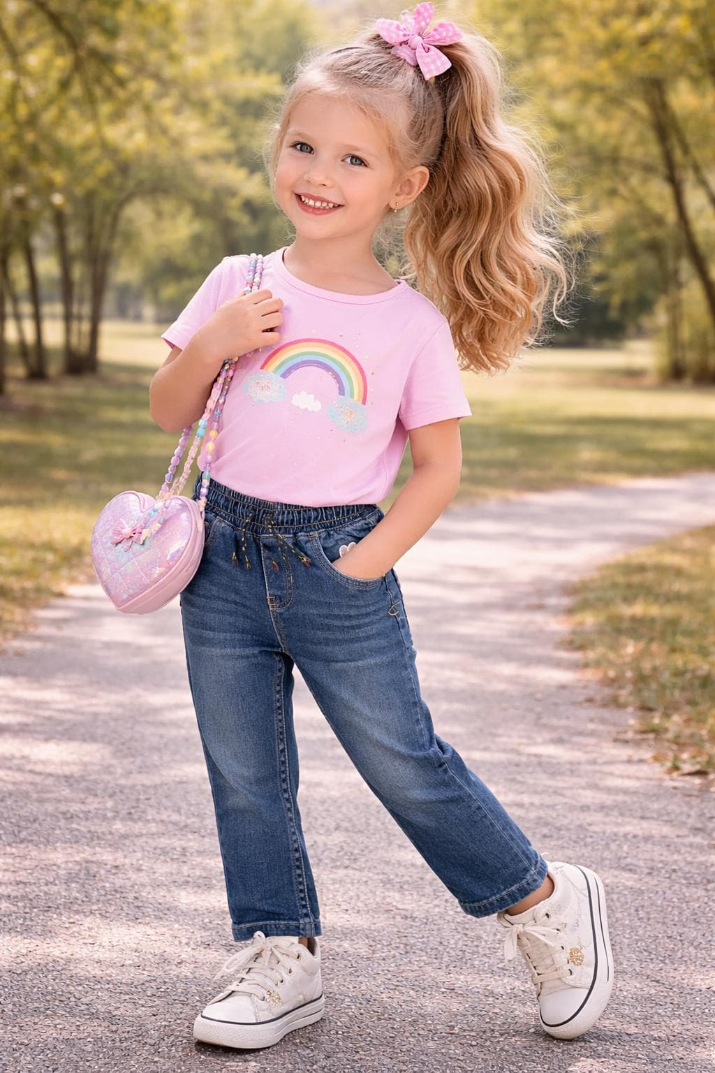 Cat Jack 4T patch jeans - image 3