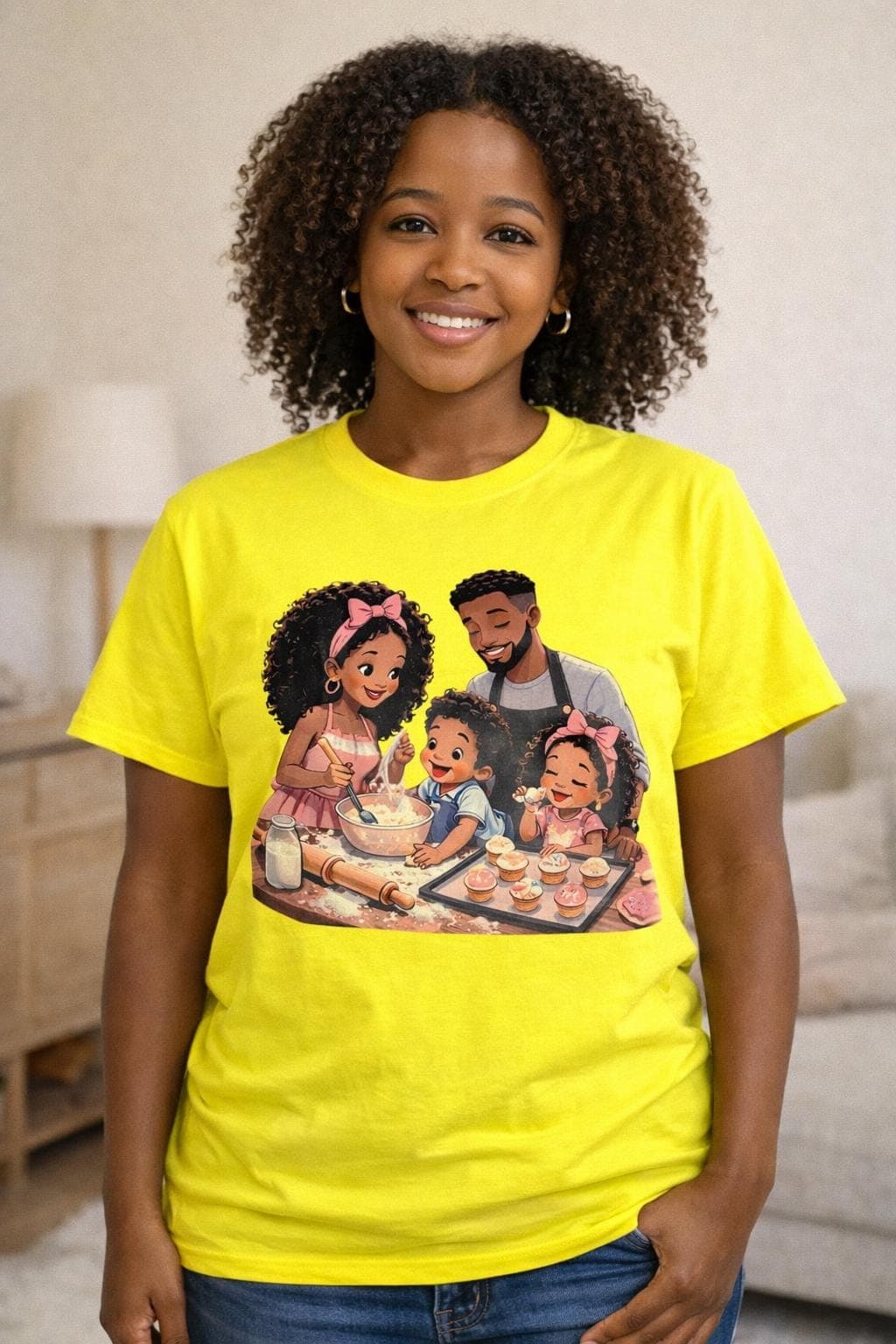 Tshirts. Families from around the world. African American Collection. Diversity and Inclusion. - image 5