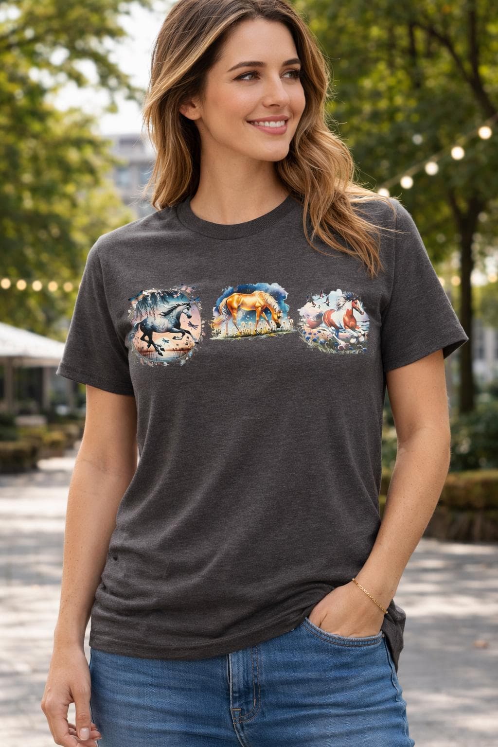 Horse Racing Jockey T-Shirt: Western Country Style Apparel - image 3