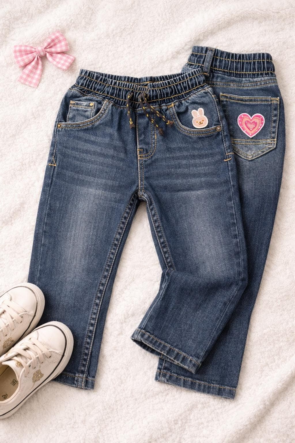 Cat Jack 4T patch jeans