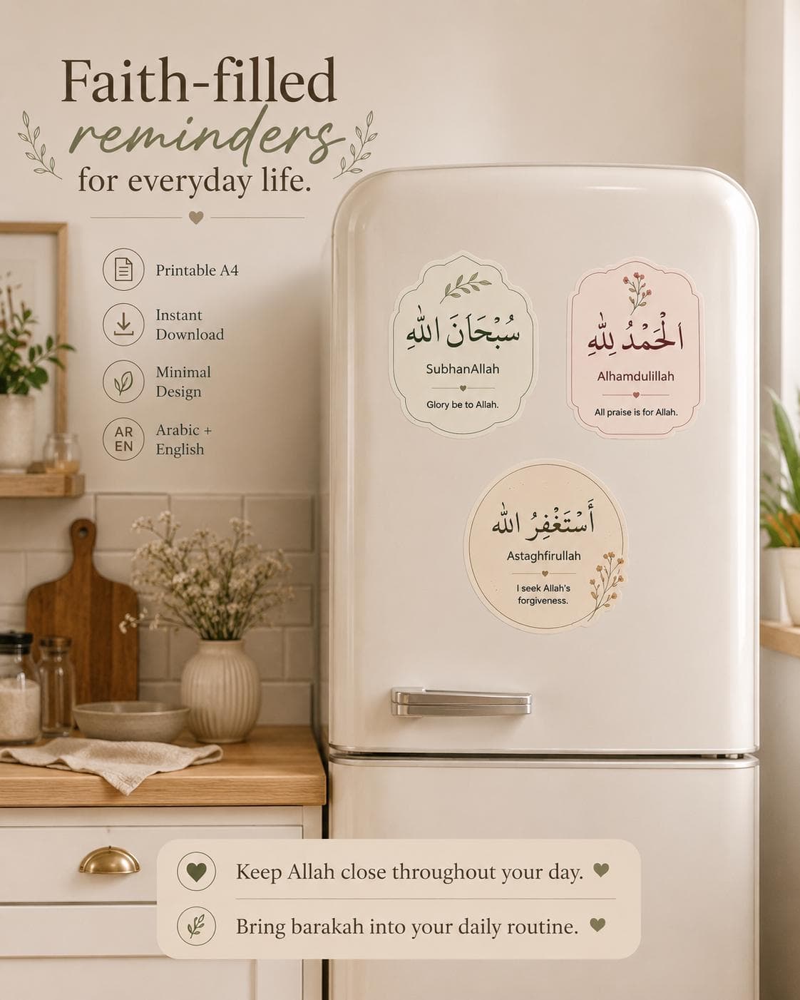 Printable Islamic Dhikr Stickers (A4 Digital Download) - image 5