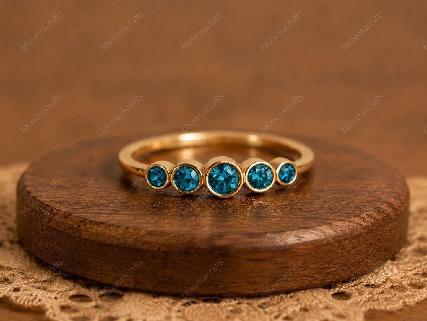 Teal Sapphire Ring 925 Sterling Silver, Minimalist Stacking Ring, Dainty Blue Gemstone Ring, Handmade Promise Ring for Women
