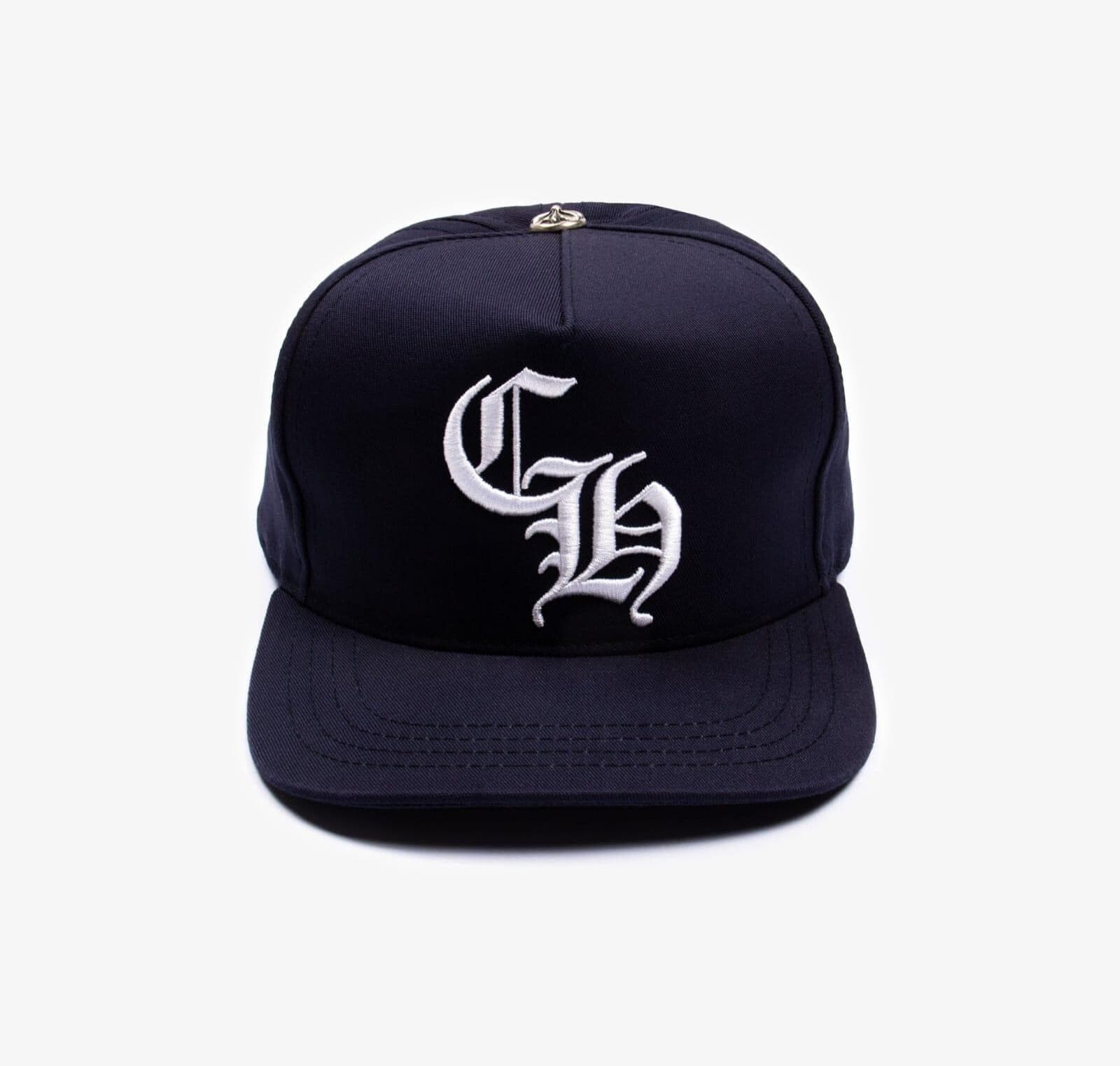Brown Snapback Cap | Gothic CH Embroidery, Flat Brim Streetwear Hat - image 5