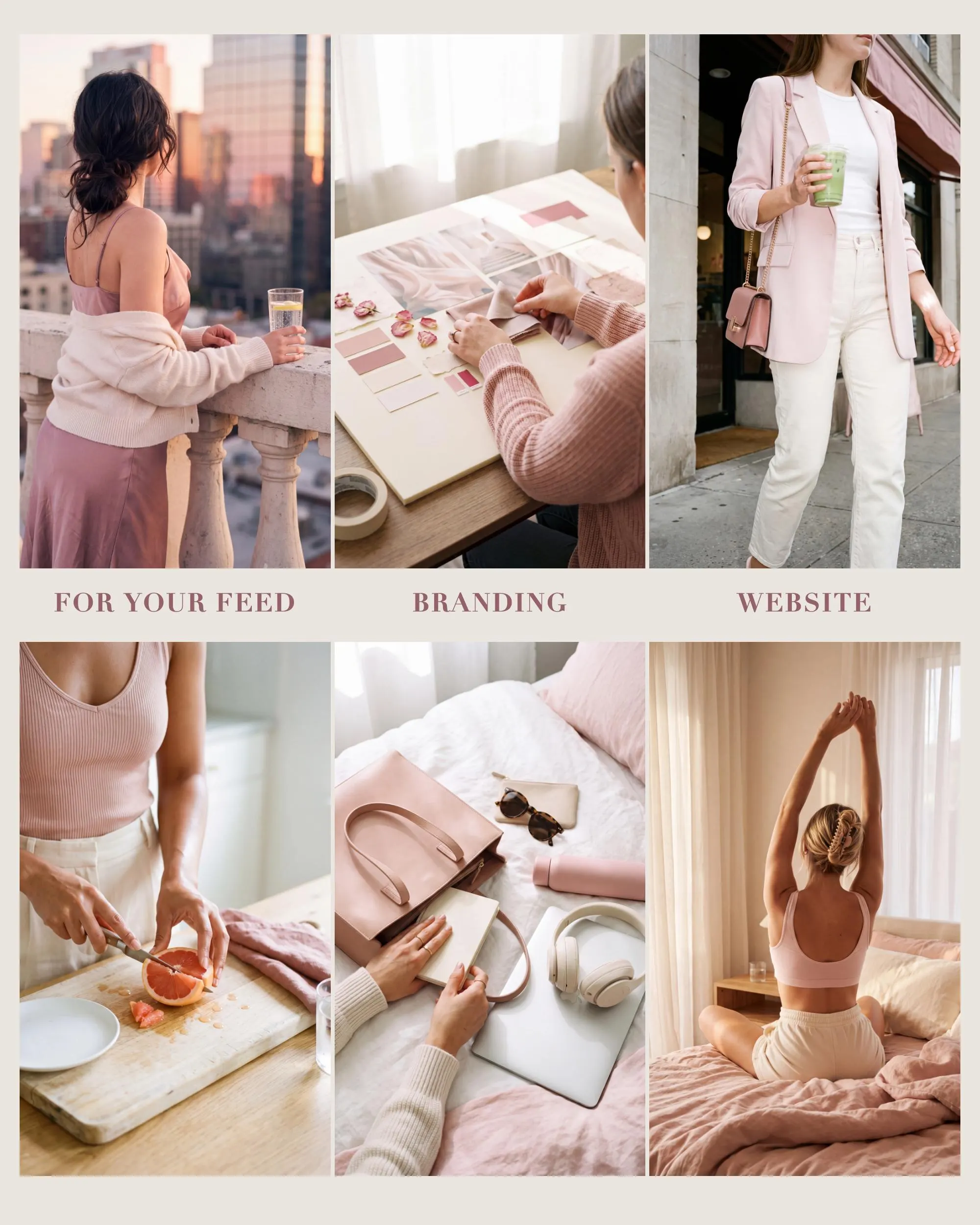 That Girl Aesthetic Stock Photos, 90+ Pink Faceless Lifestyle Content, It Girl Wellness Instagram Photos, Personal Brand, Commercial PLR MRR - image 5