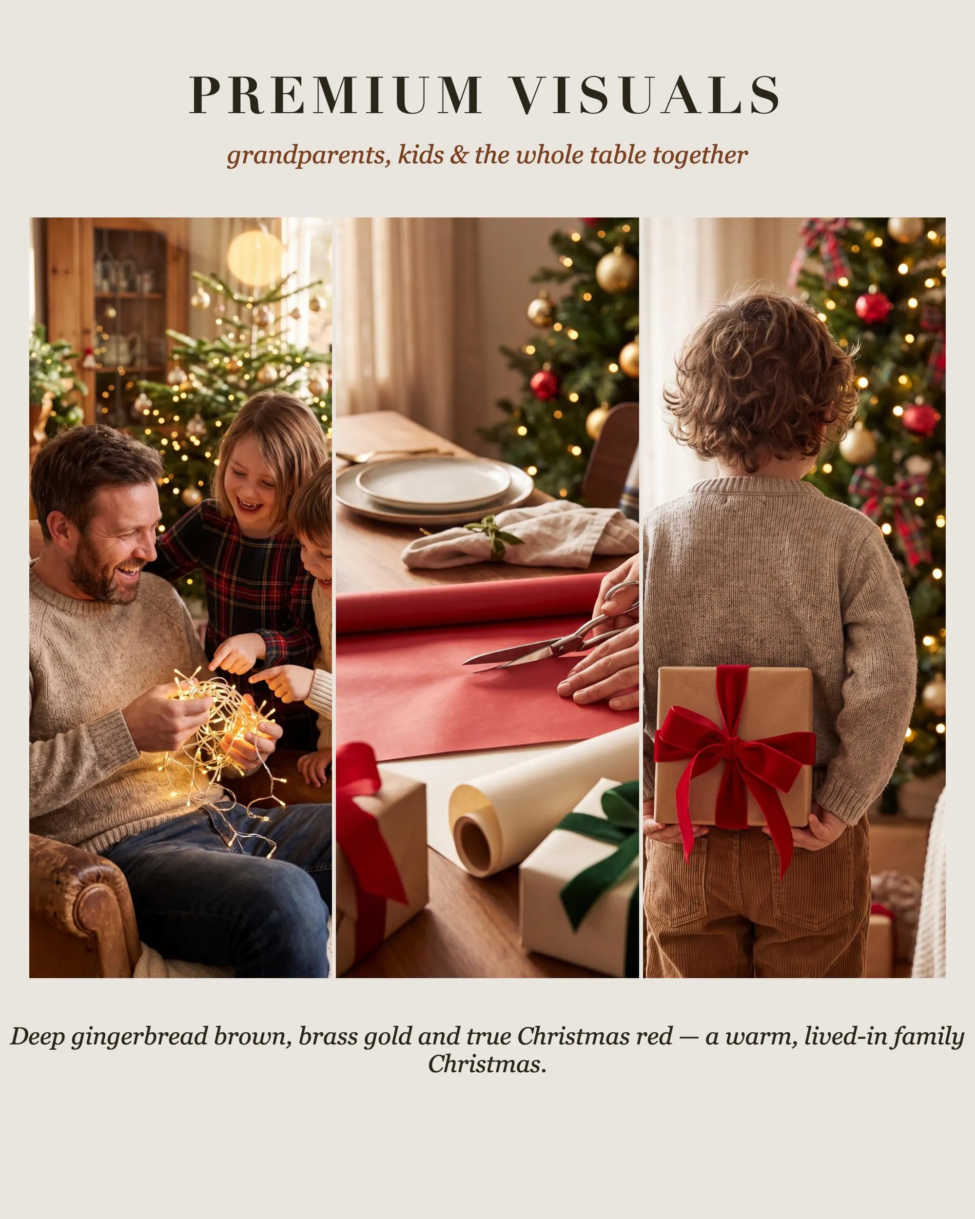 Family Christmas Stock Photos MRR PLR, 97 Kids Grandparents Holiday Morning Images, Cozy Traditions Instagram Bundle - image 5