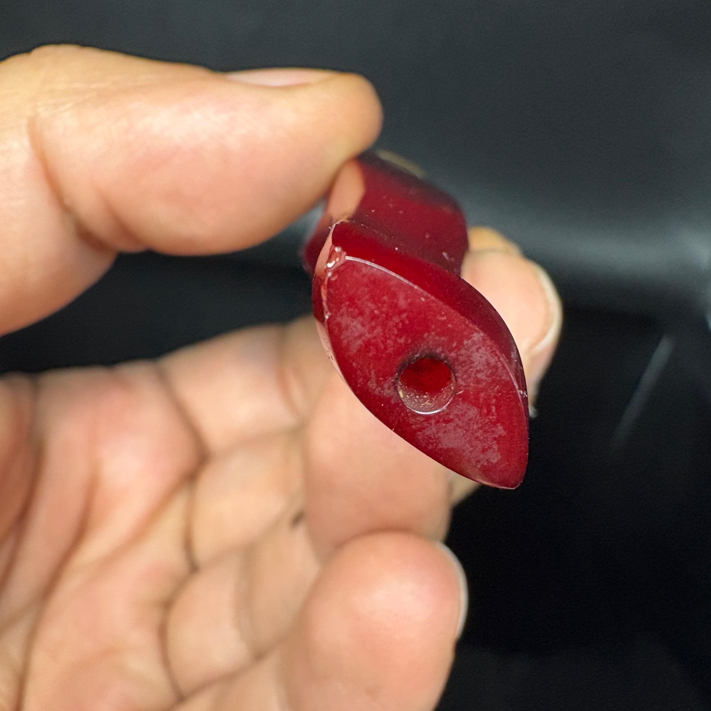 Old Faturan - Cherry Amber Bakelite Cigarette Holder - image 5