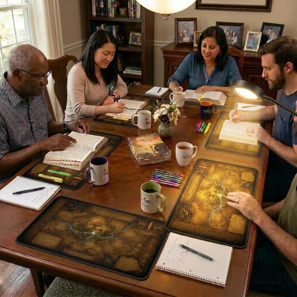 Garden of Eden Map Desk Mat | Four Rivers of Eden | Genesis 2 | Ancient Cartography | Museum Inspired Collection | Once Piece Mouse Pad - image 4