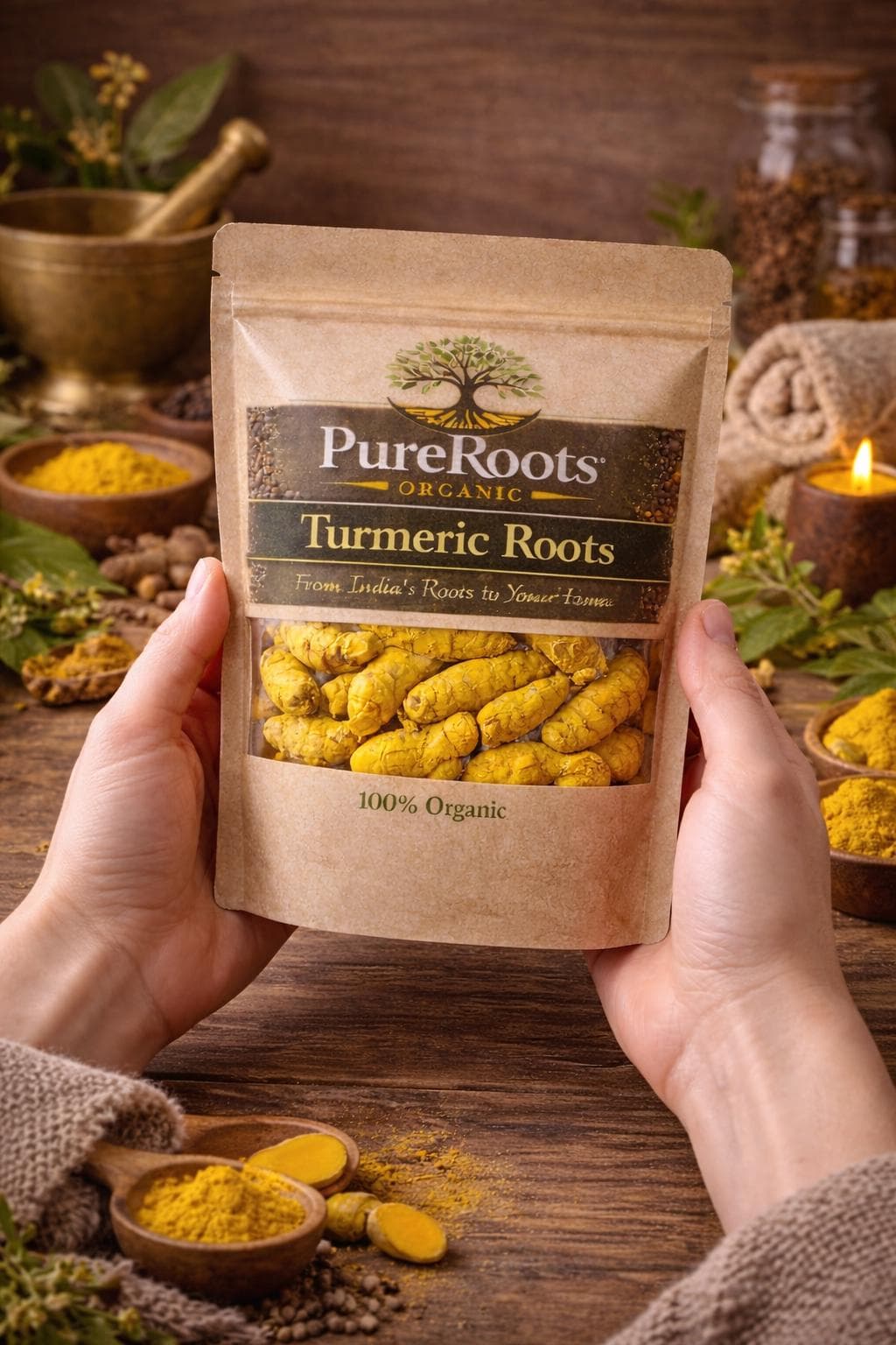 Organic Dried Turmeric Roots | Whole Curcuma Longa | Culinary Spice - image 5