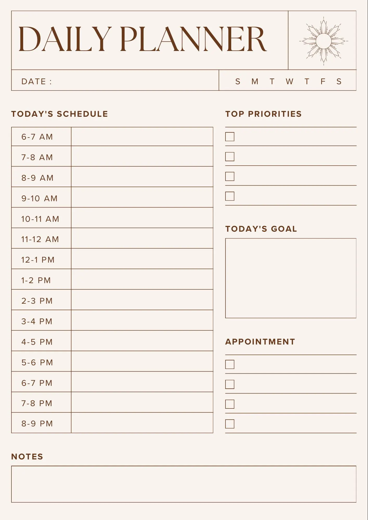 12 Week Planner Printable | Daily Weekly Goal Planner | Habit Tracker PDF | Digital Download. - image 2