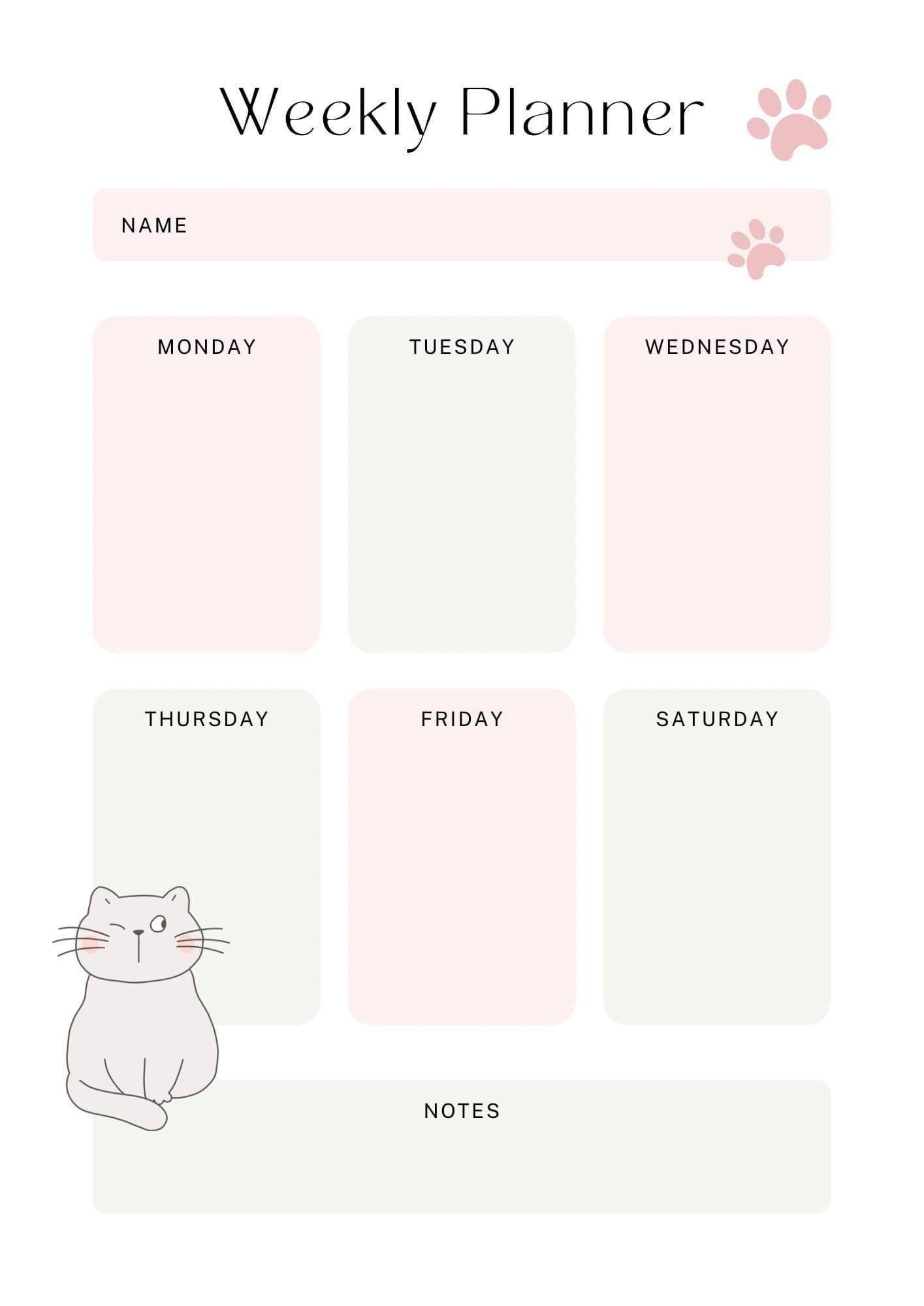 12 Week Planner Printable | Daily Weekly Goal Planner | Habit Tracker PDF | Digital Download. - image 3