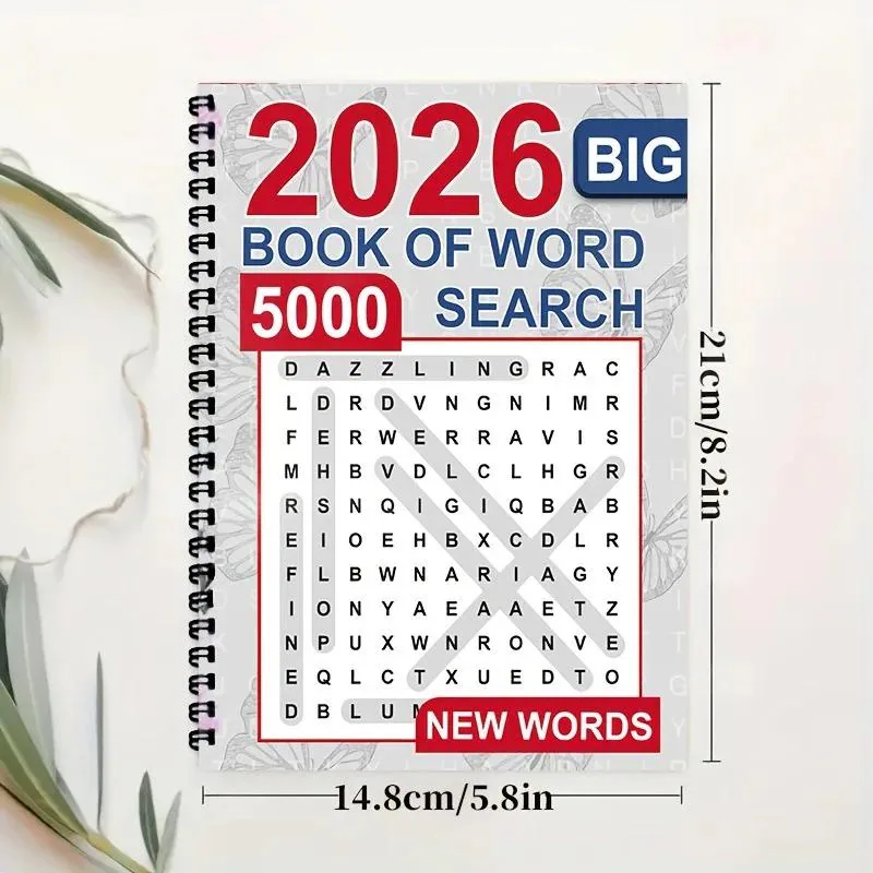 Jumbo Large Print Word Search Book for Seniors: 5000 Puzzles (2026 Edition) - image 2
