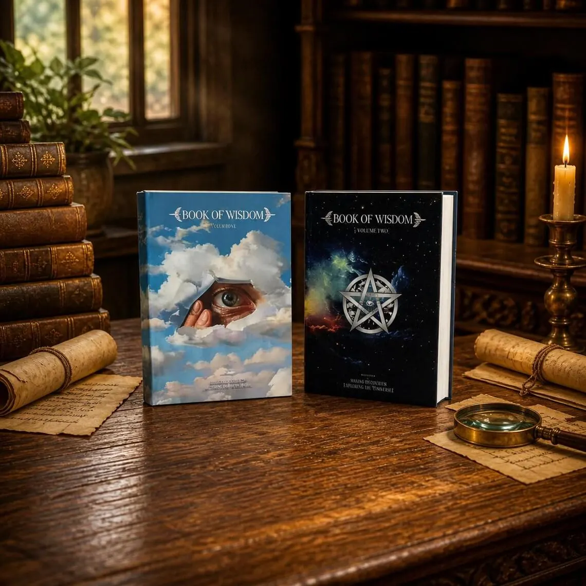 Book of Wisdom: Mysticism, Self-Discovery, Spirituality Paperback (Volumes 1 & 2)