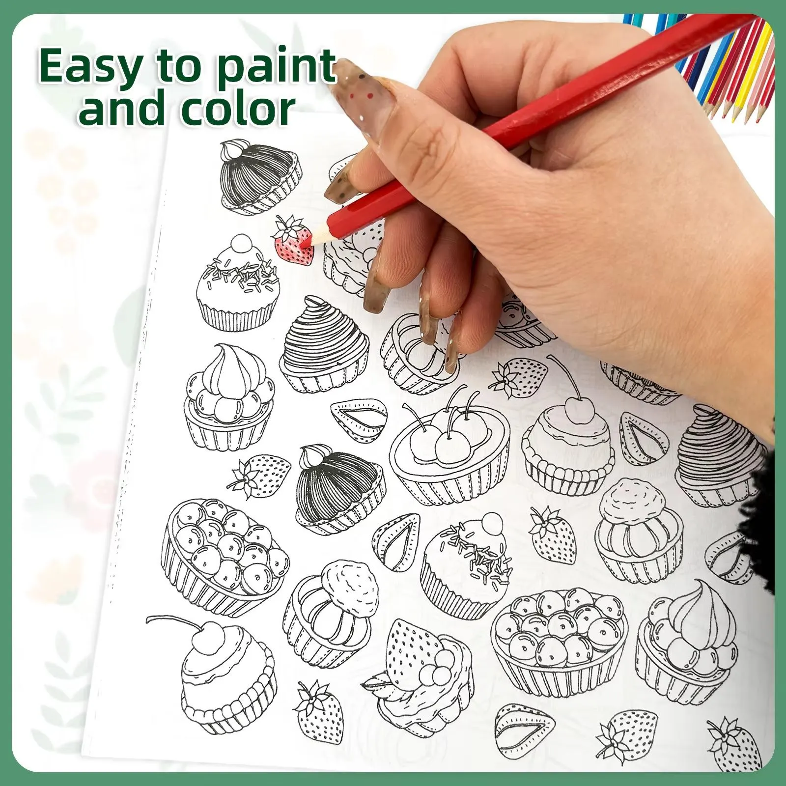 Set of 8 Intricate Adult Coloring Books | Mindfulness, Stress Relief Art - image 5