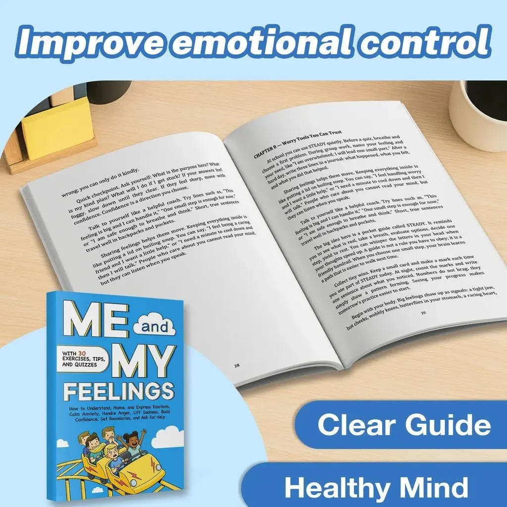 Me and My Feelings Workbook | Emotional Intelligence for Kids | Feelings, Anger & Anxiety Activities | Confidence Building - image 5