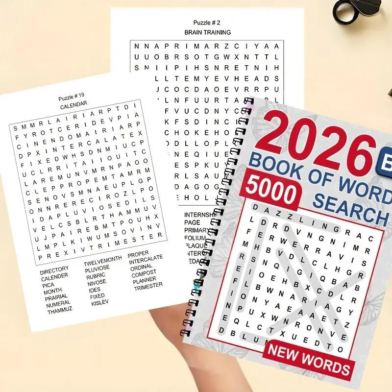 Jumbo Large Print Word Search Book for Seniors: 5000 Puzzles (2026 Edition) - image 5
