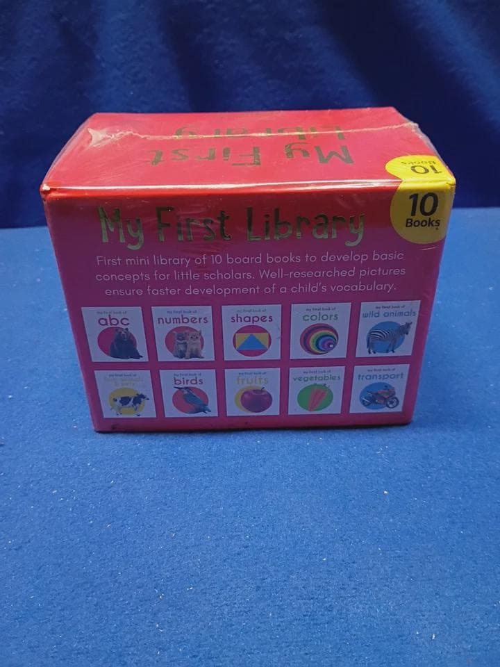 My First Library Boxset of 10 Board Books for Kids - image 4