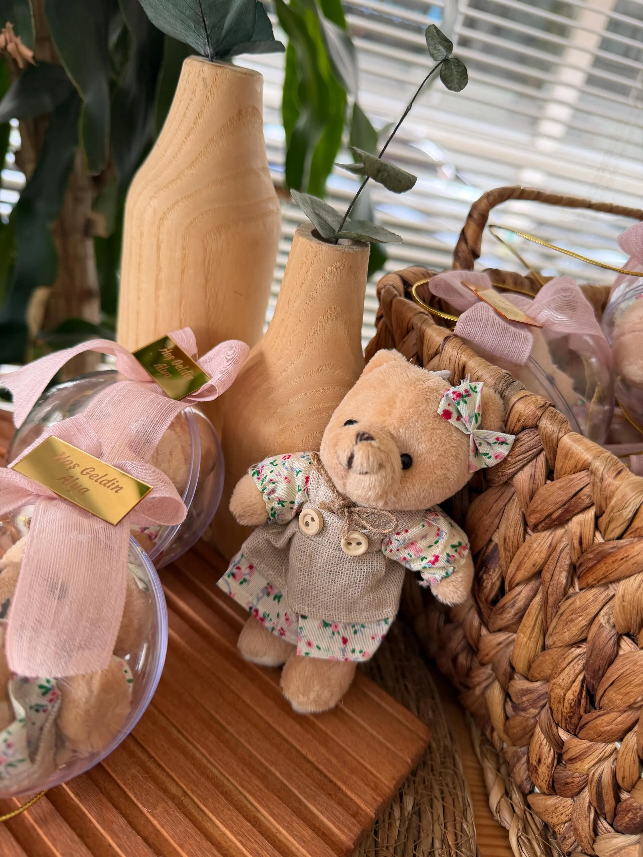 Teddy Bear Baby Shower Favors, Keepsake for Baby Girl - image 5