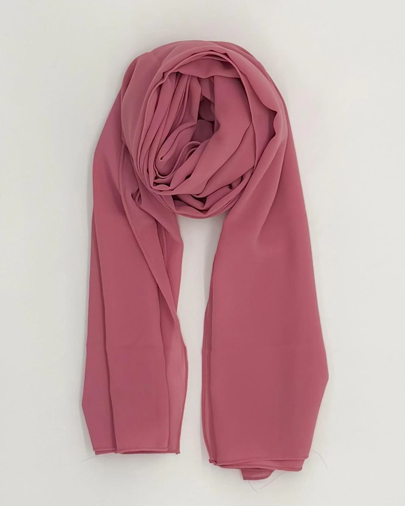 Blush Pink Pashmina Basic Hijab | Soft, Lightweight & Everyday Essential