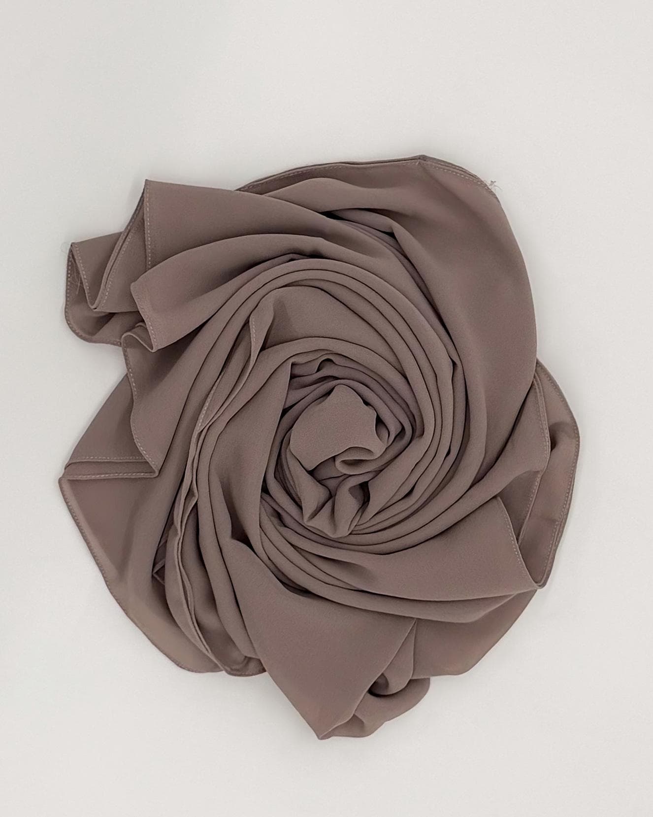 Taupe Greige Pashmina Basic Hijab | Soft, Lightweight & Everyday Essential - image 3