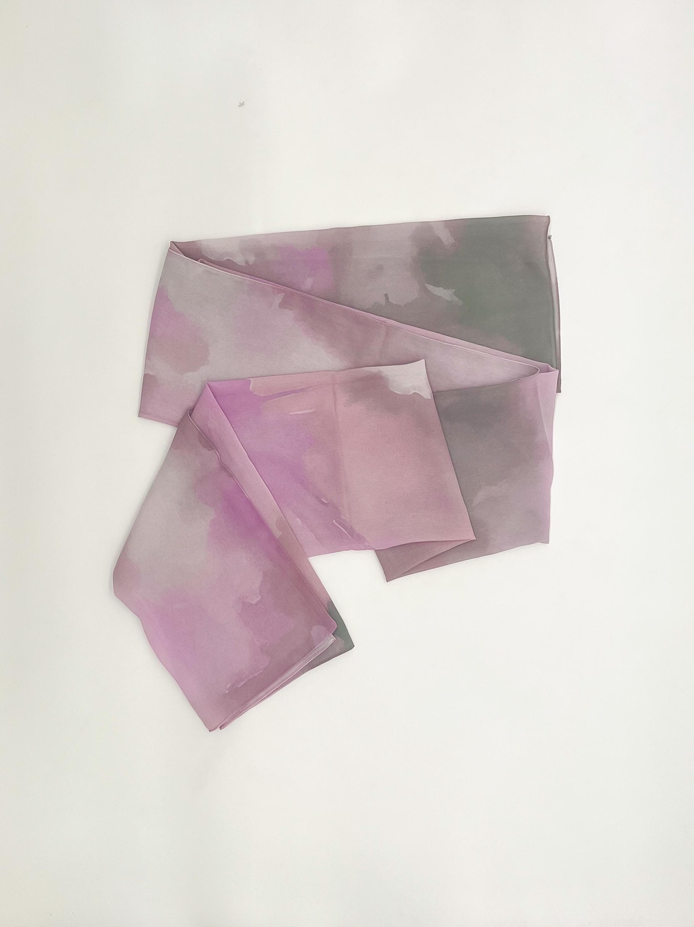 Purple Milkyway Soft Pashmina Hijab Scarf | Lightweight Warm Wrap | Modest Fashion Headscarf - image 3