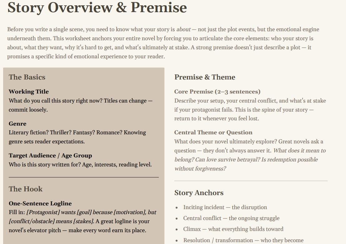 Novel Writing Planner Kit | Scene Plotter - image 3