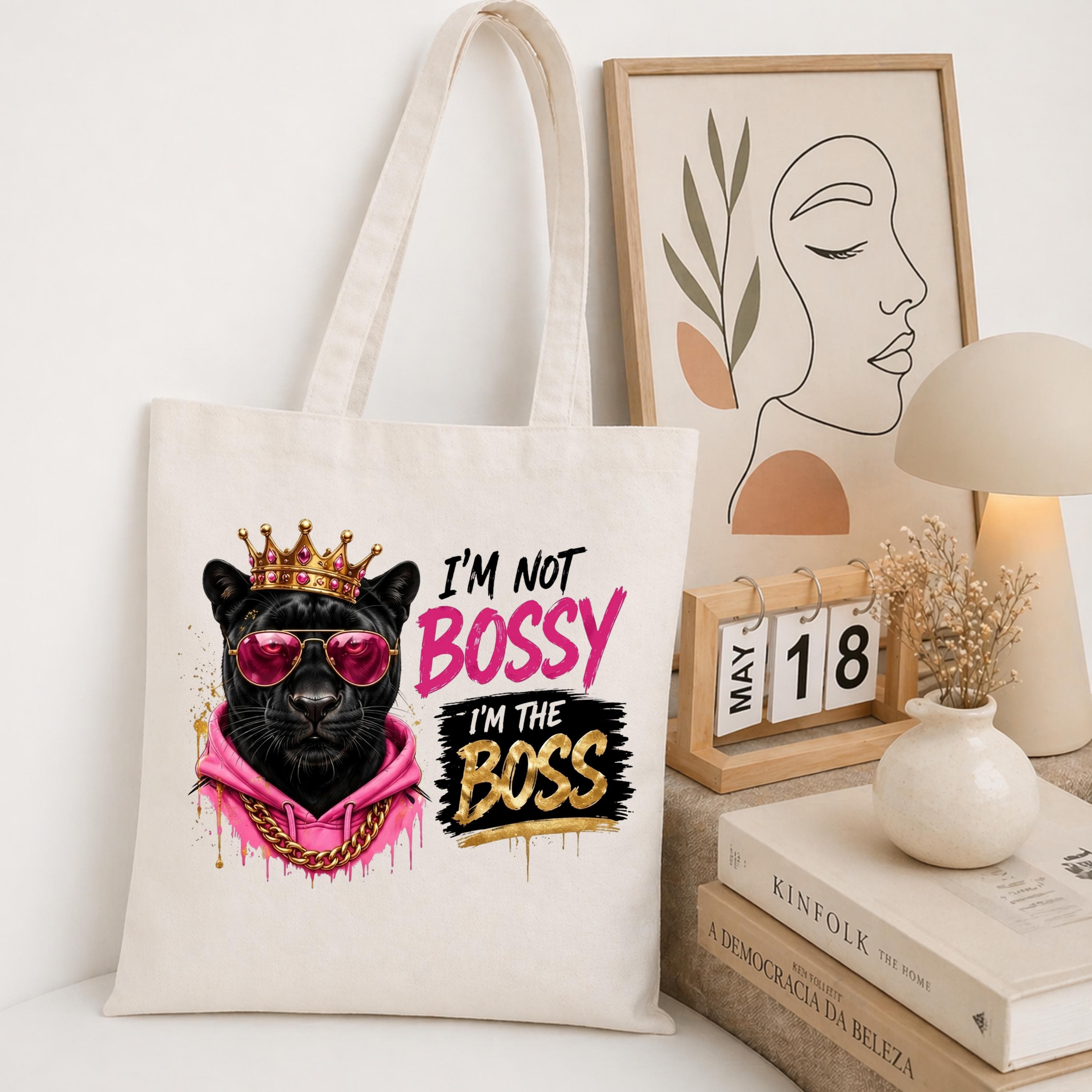 Black Panther Boss Lady PNG, Queen Panther Sublimation Design (Digital Download) - image 5