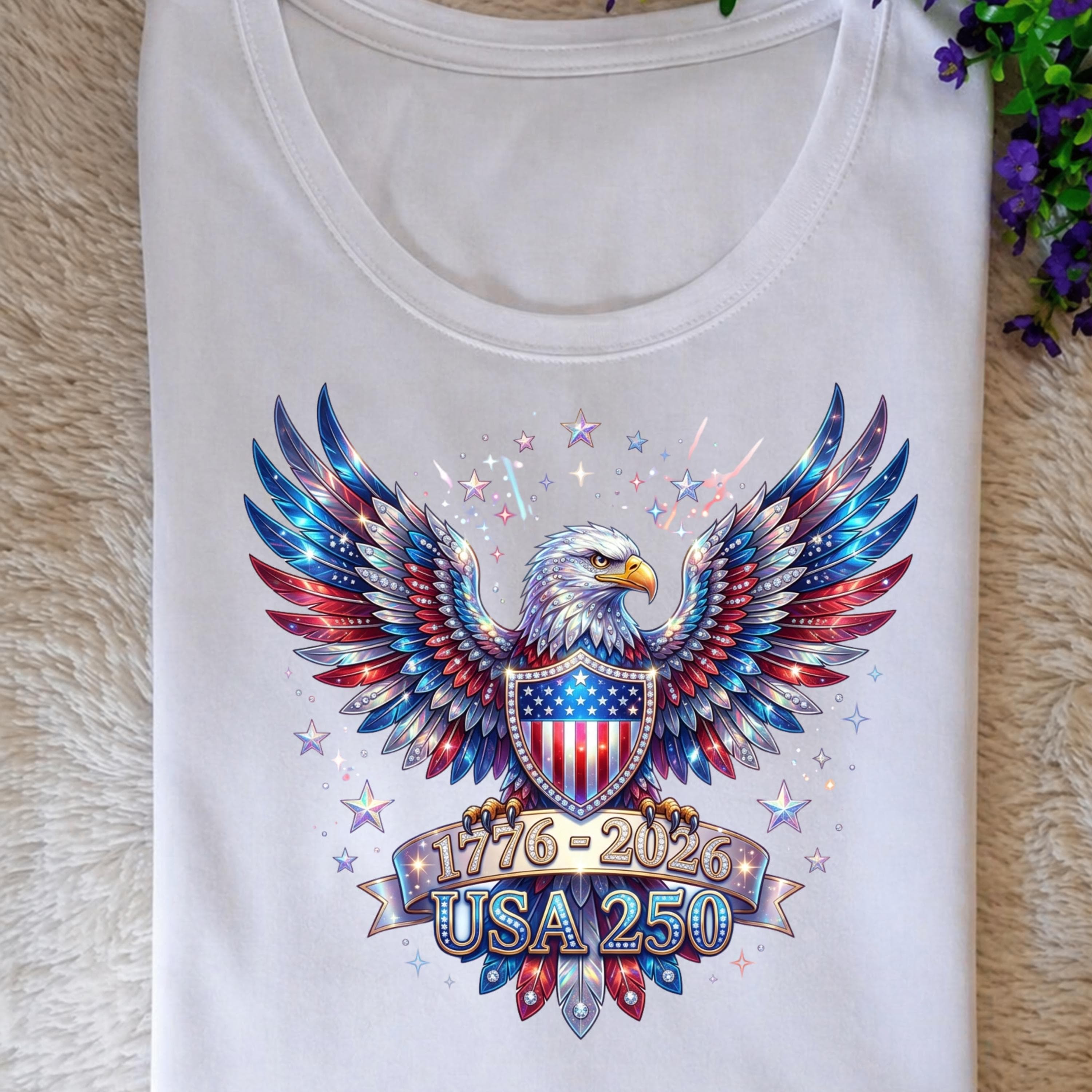 American Eagle 250th Anniversary Shirt | Patriotic USA 1776-2026 Celebration Tee - image 5