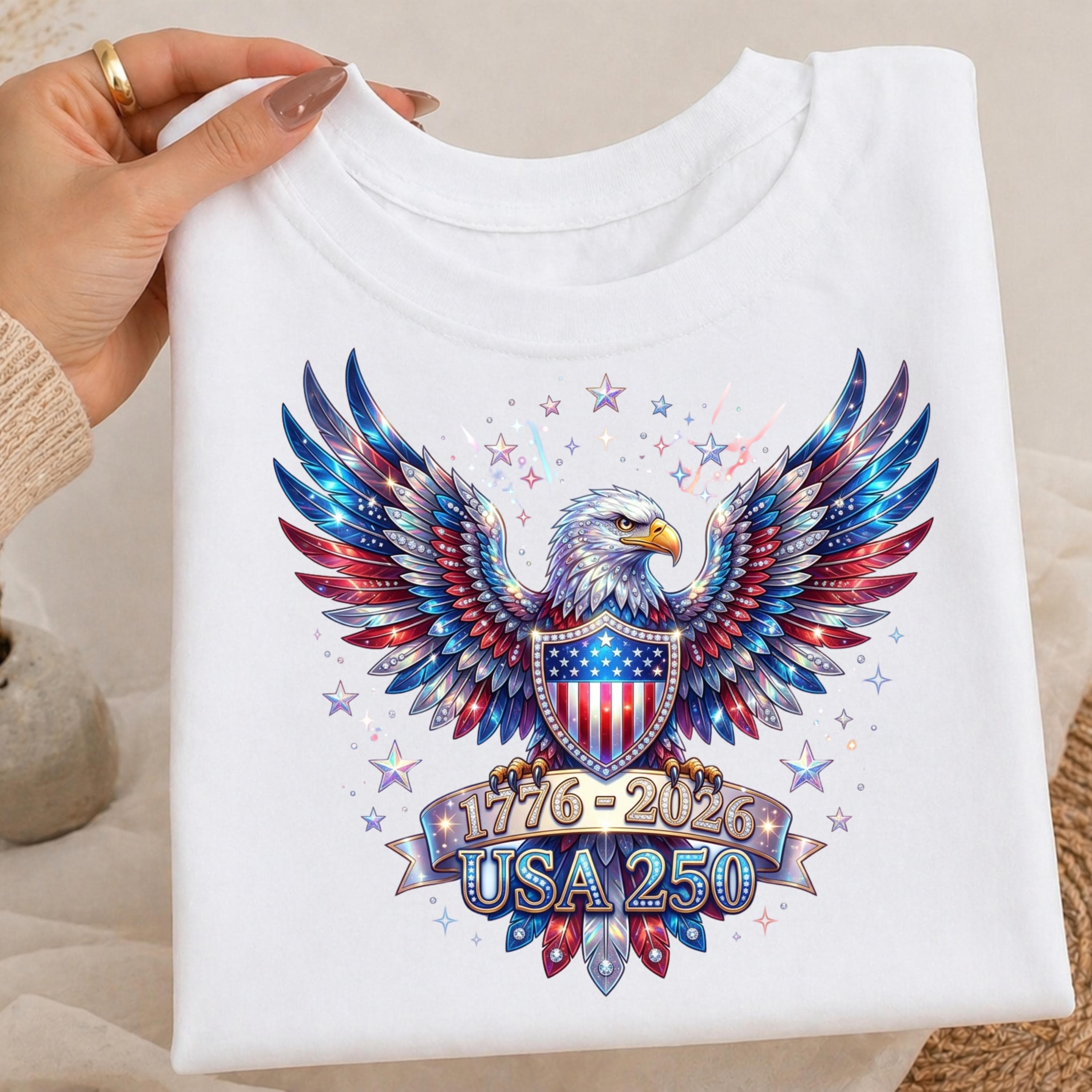 American Eagle 250th Anniversary Shirt | Patriotic USA 1776-2026 Celebration Tee - image 3