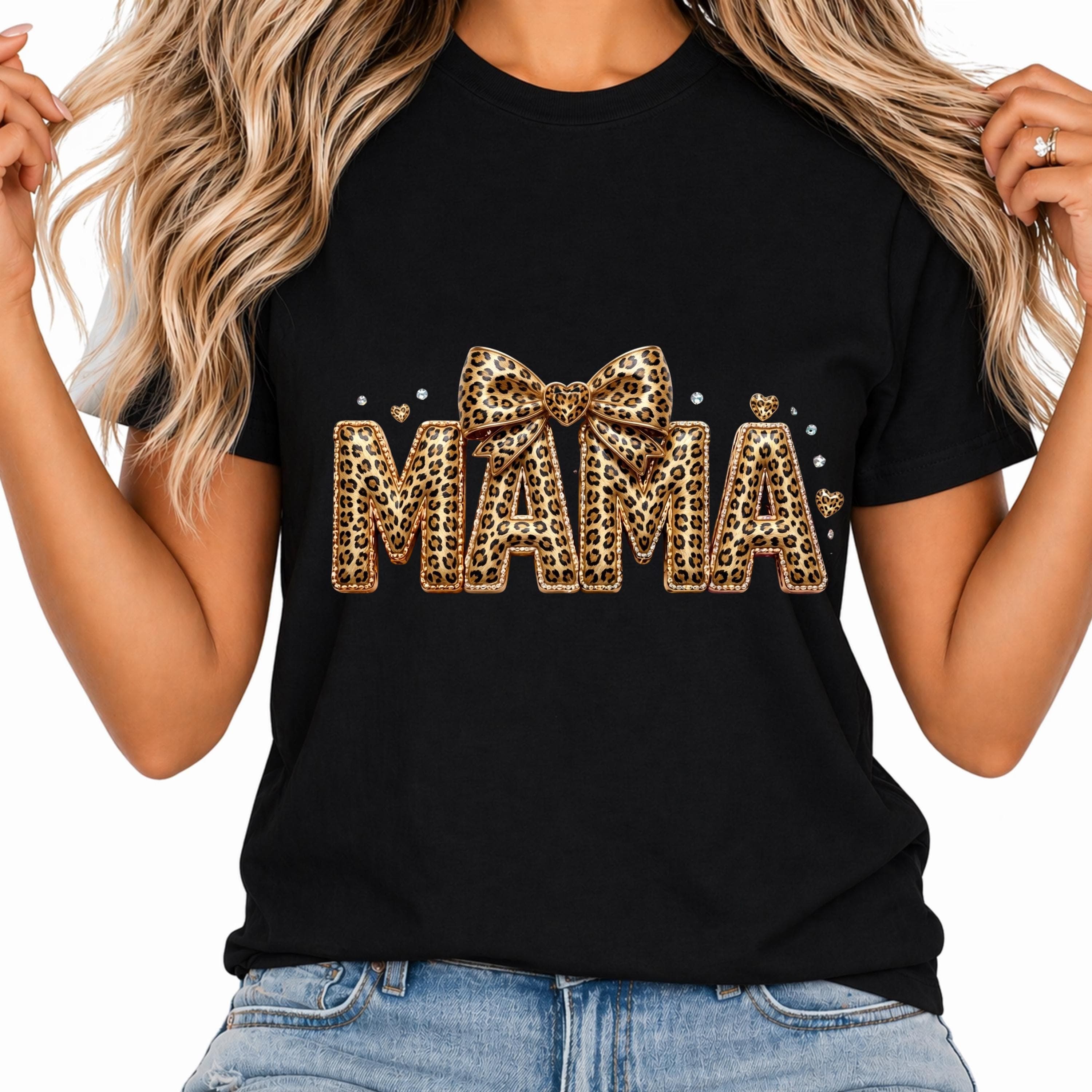 MAMA Leopard Print PNG – Retro Cheetah Sublimation Design (Digital Download) - image 5