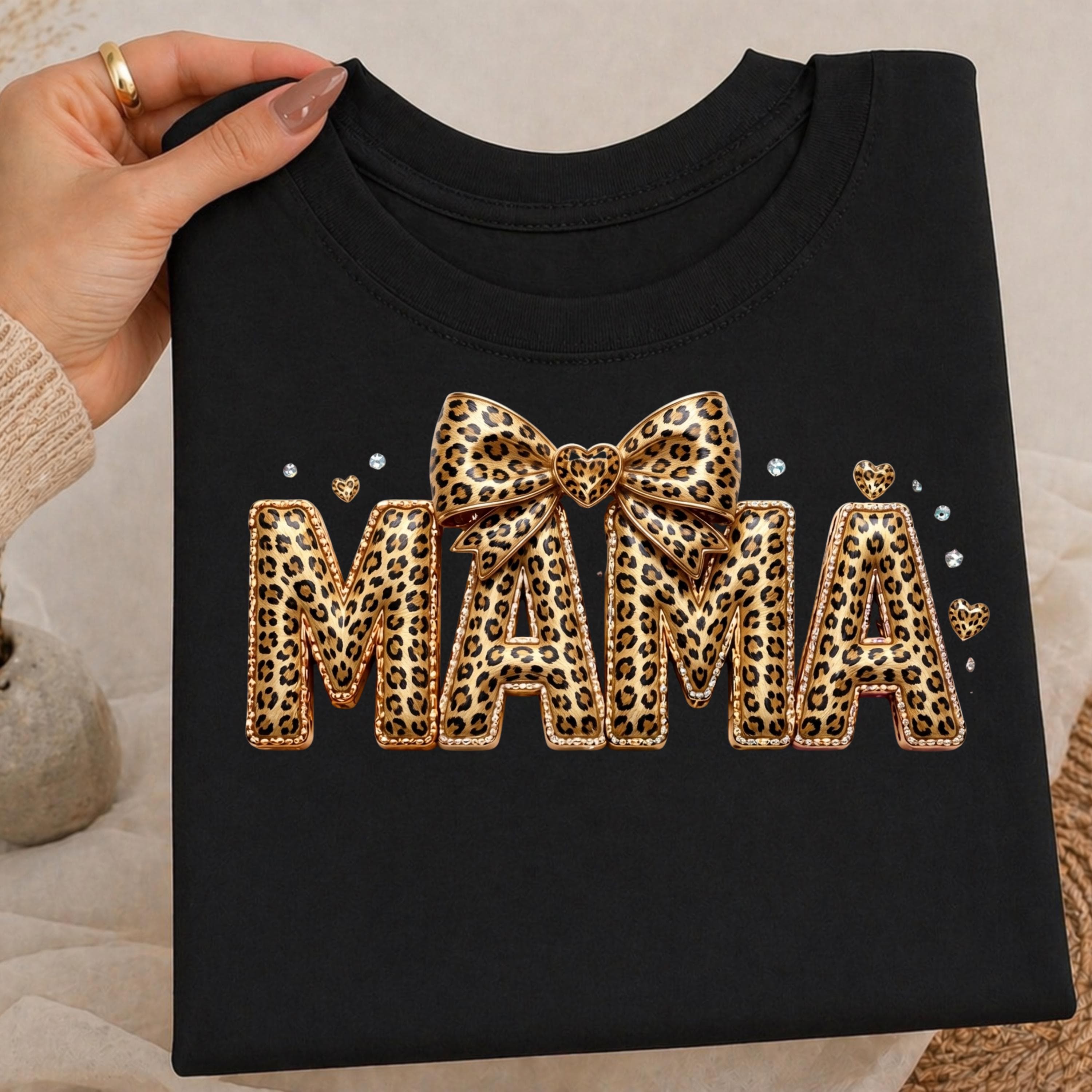 MAMA Leopard Print PNG – Retro Cheetah Sublimation Design (Digital Download) - image 3