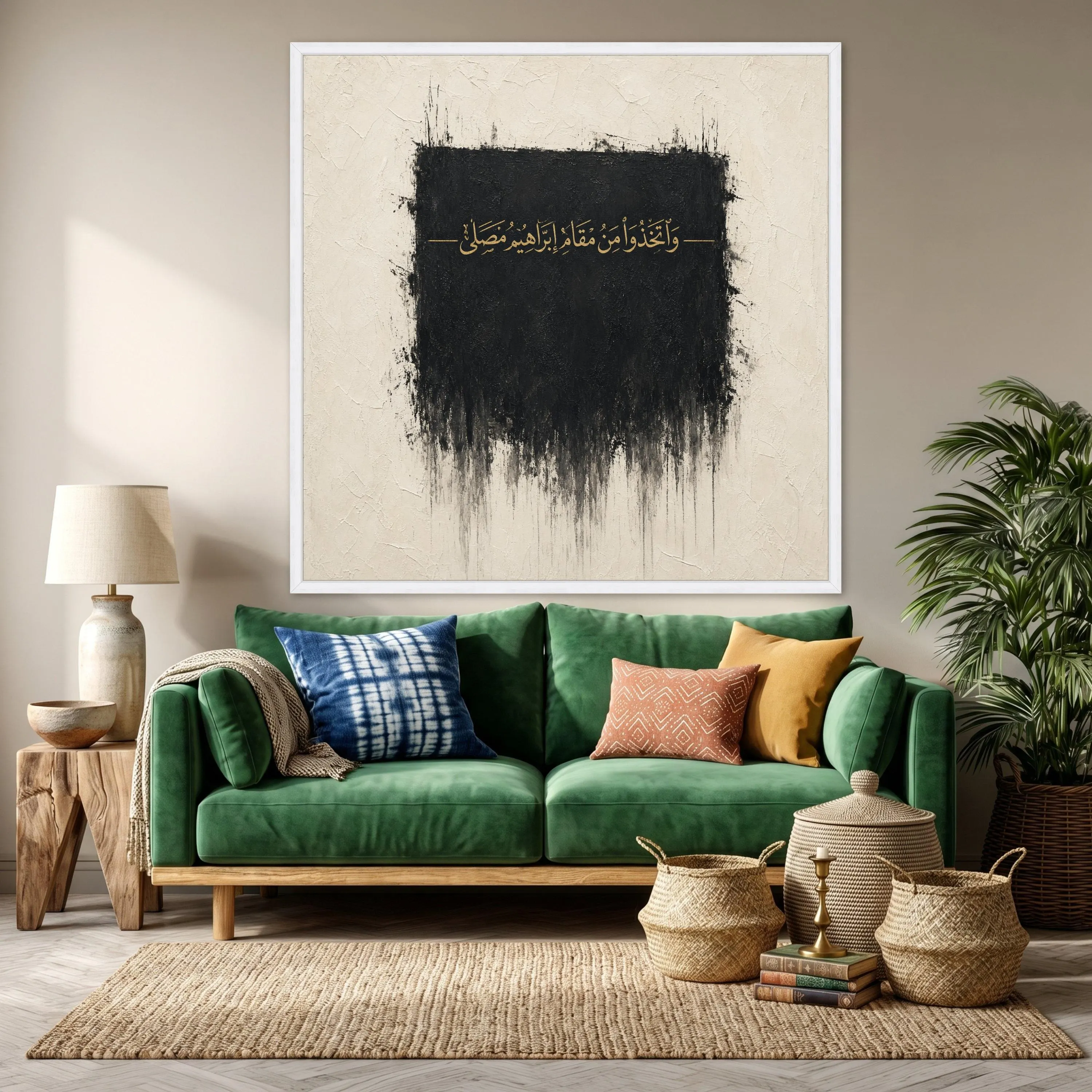 Black and White Wall Art Print, Arabic Calligraphy Canvas Print for Modern Home Decor, Minimalist Design, canvas wall art - image 5